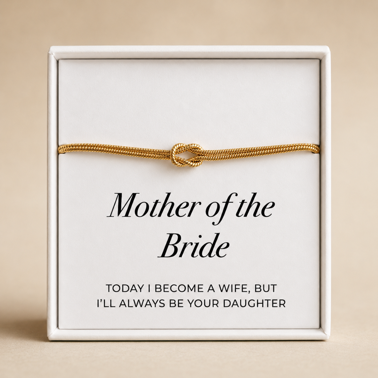 Wedding Gift Knot Bracelet