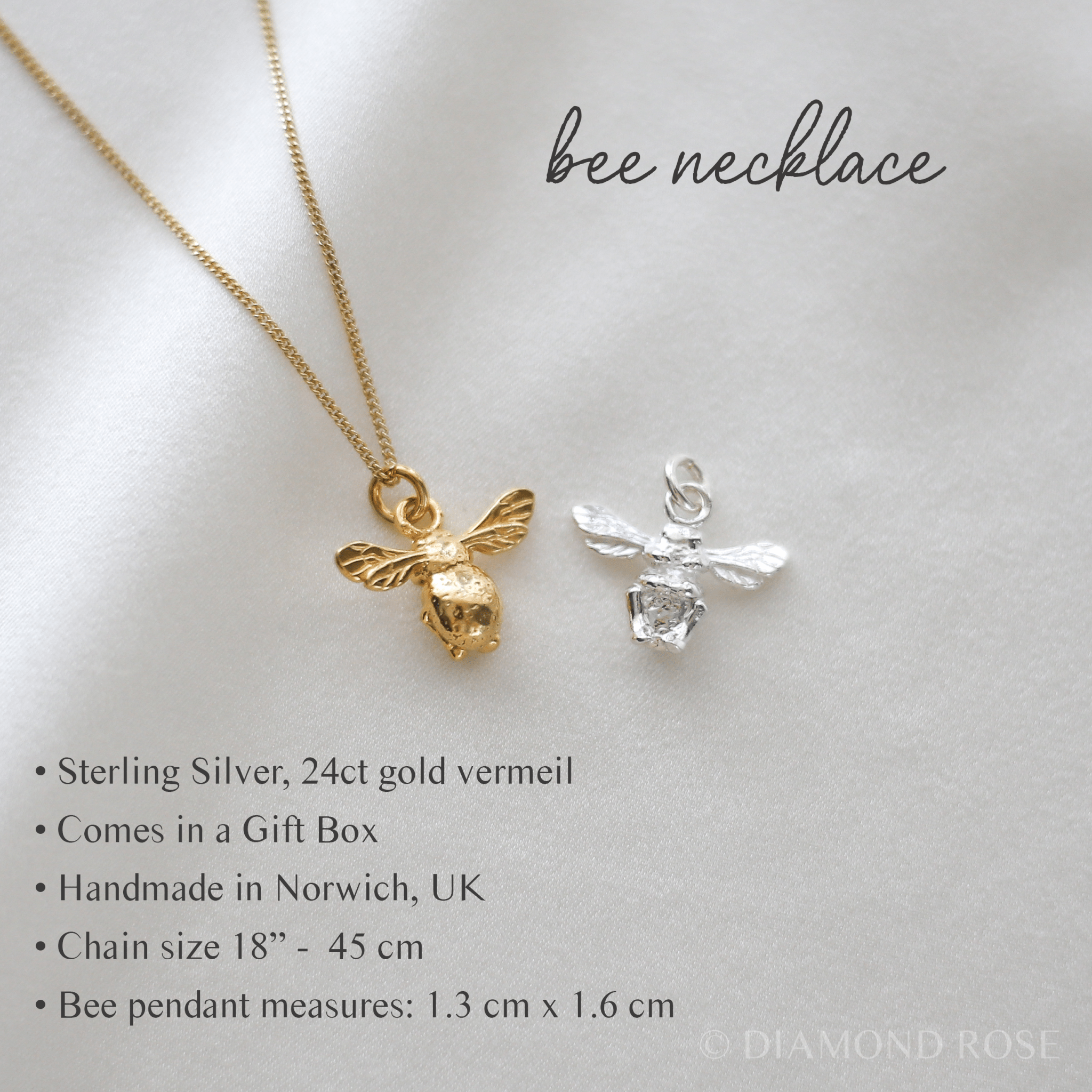 21st Birthday Gift - Bumblebee Necklace