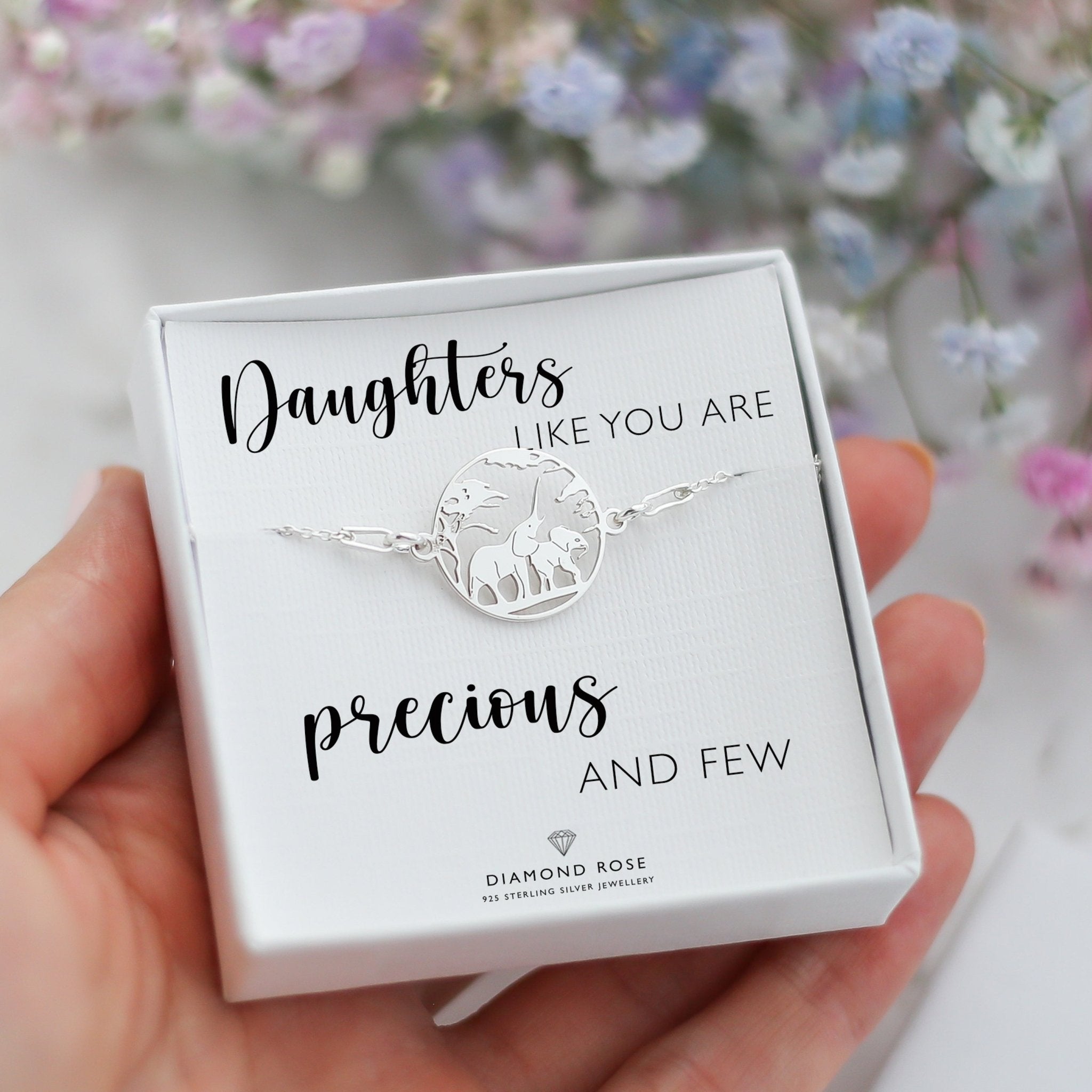 Daughter Gift - Elephant Bracelet