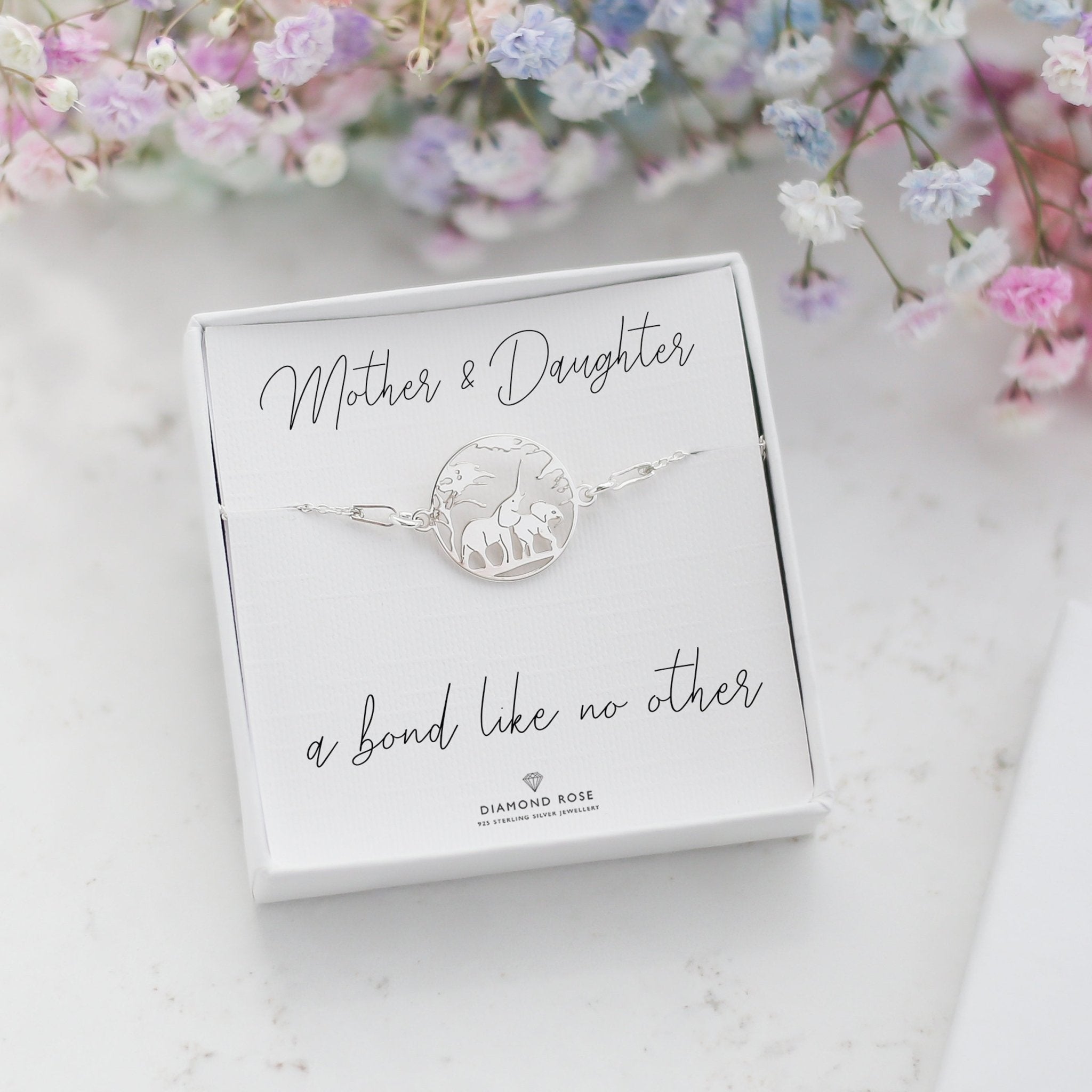 Mother & Daughter Gift - Elephant Bracelet