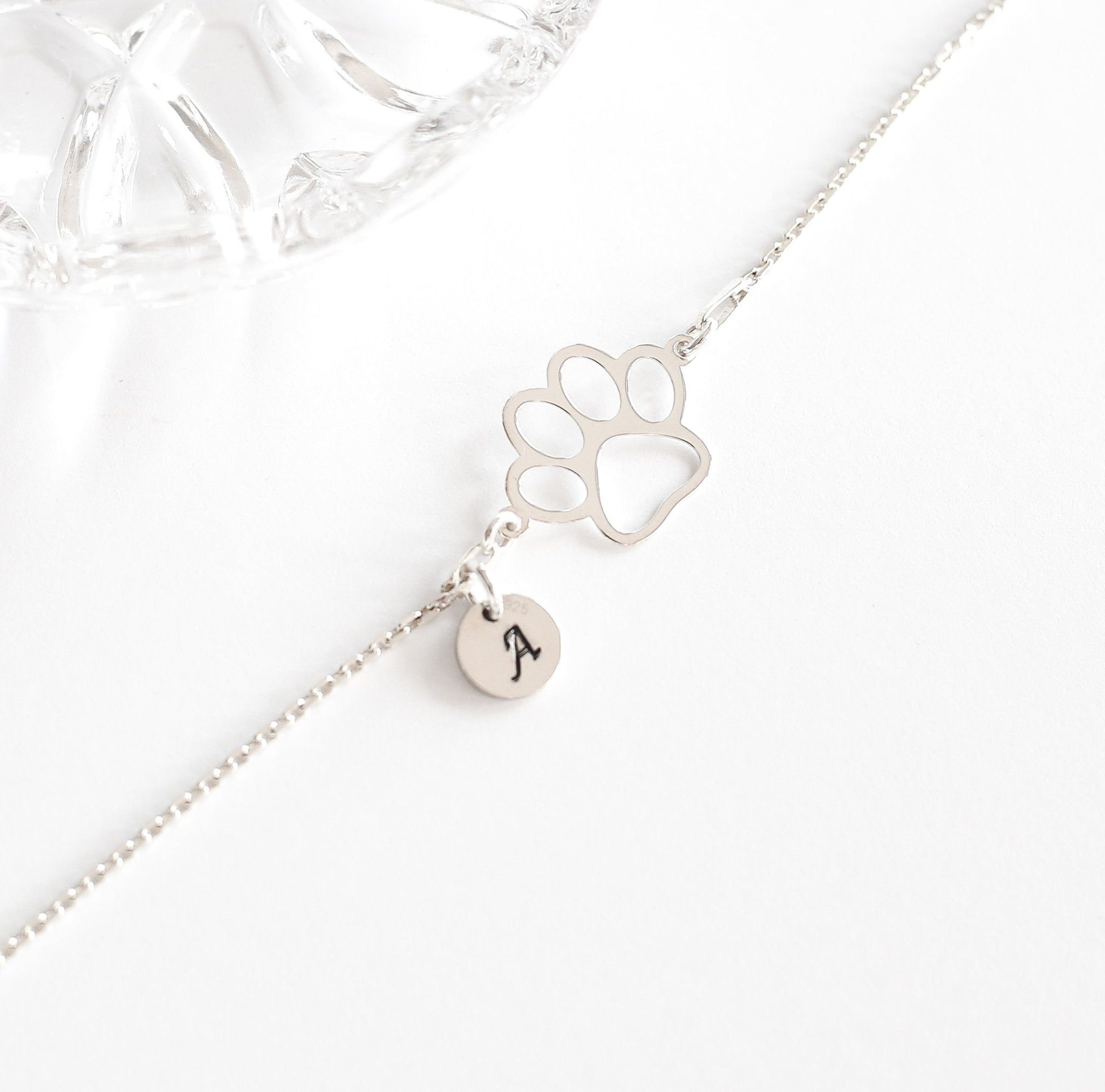 Personalised Paw Print Bracelet