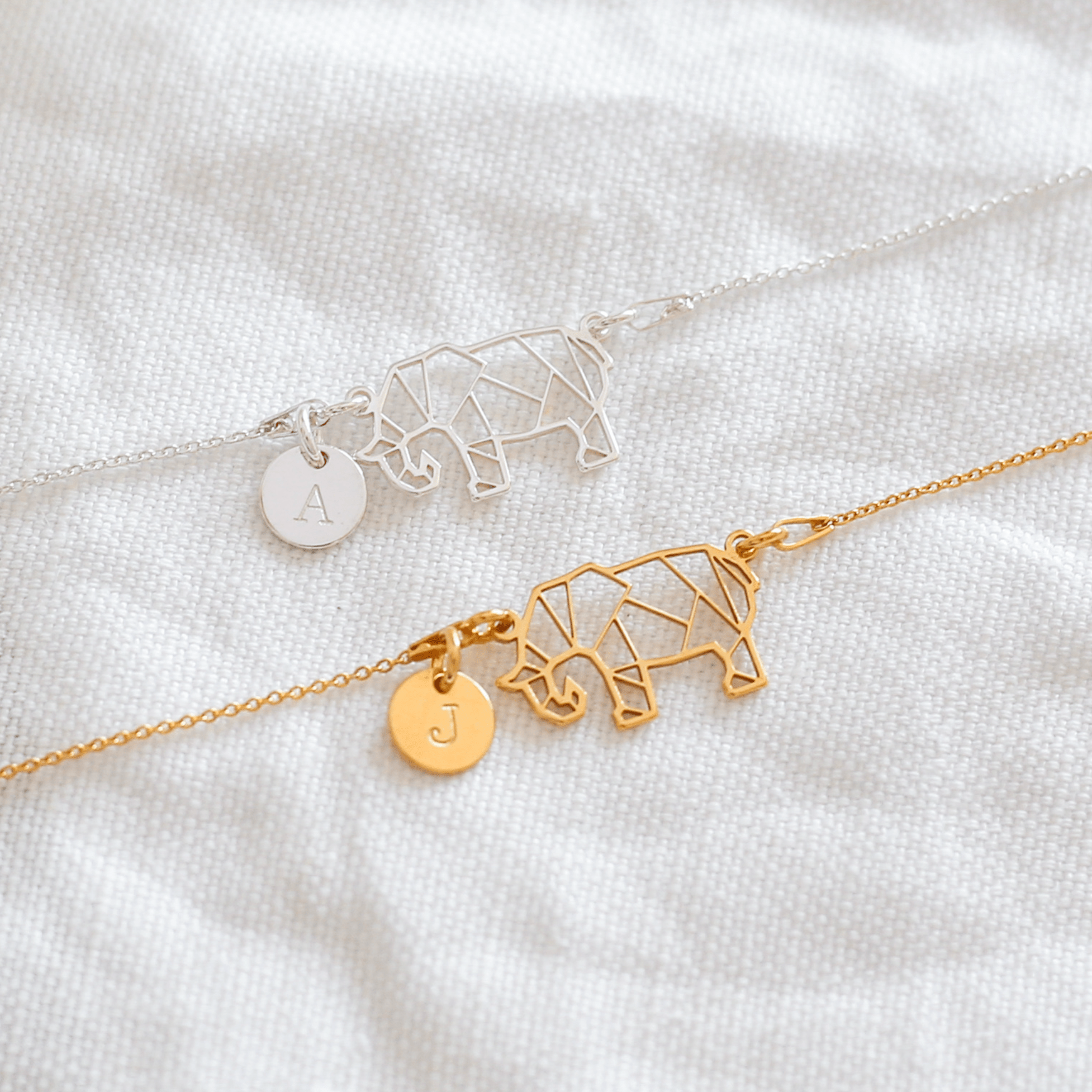 Personalised Elephant Bracelet