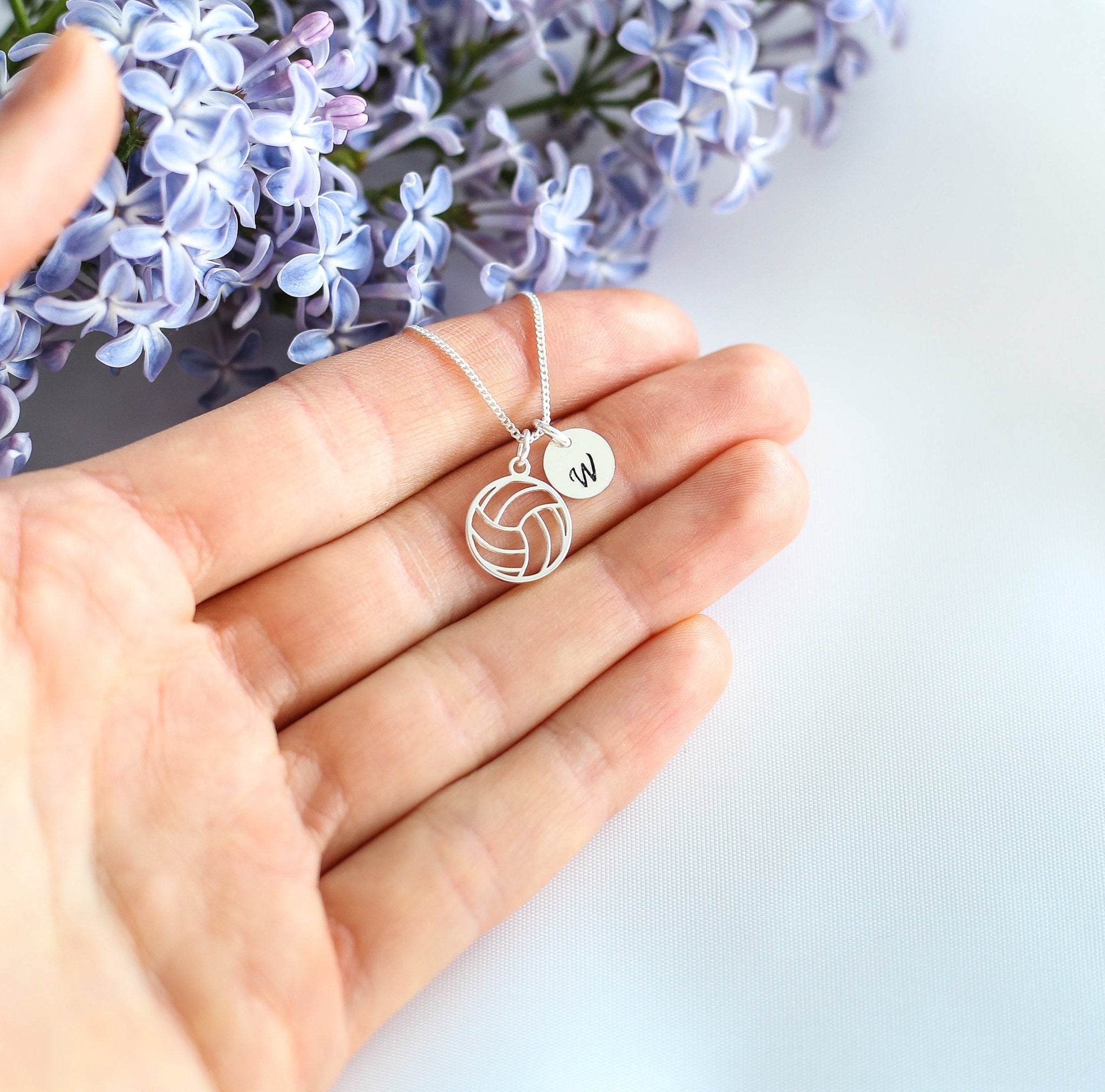 Personalised Volleyball Necklace