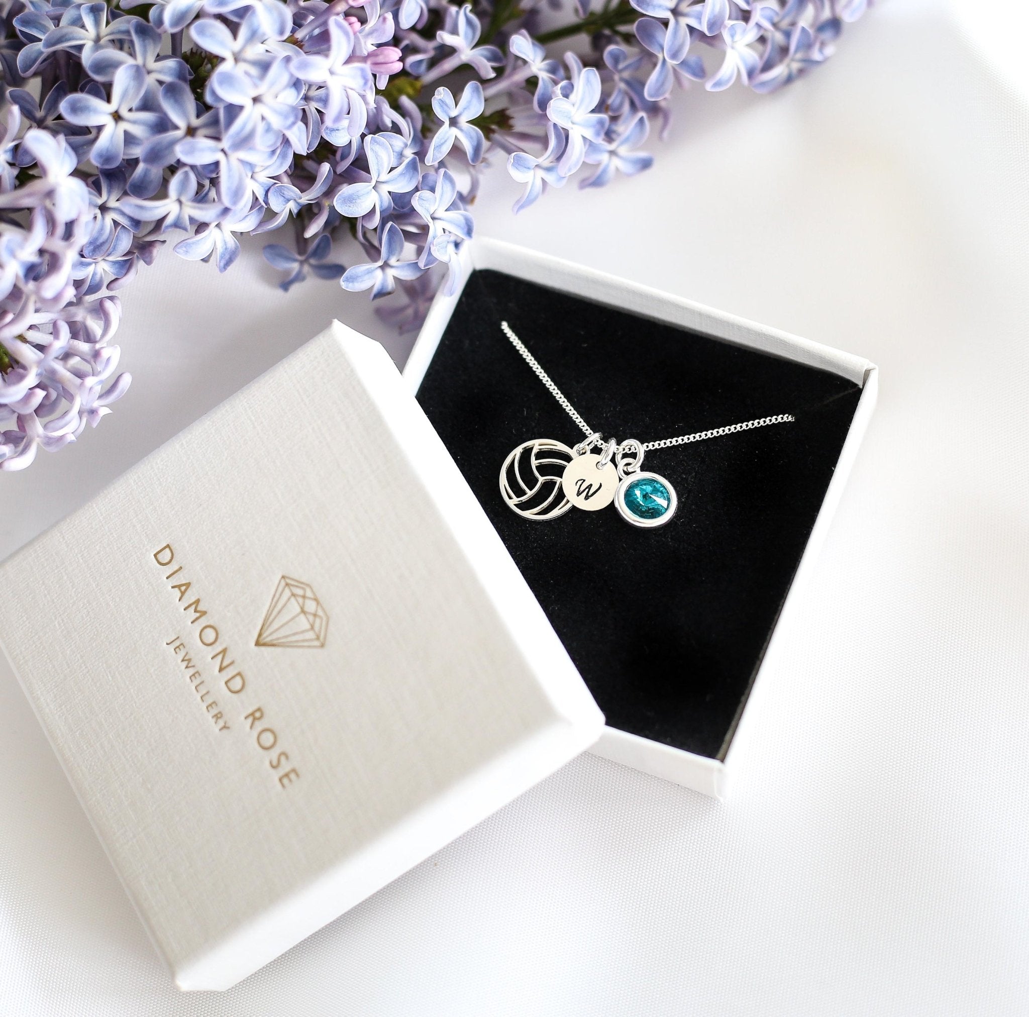 Personalised Volleyball Necklace