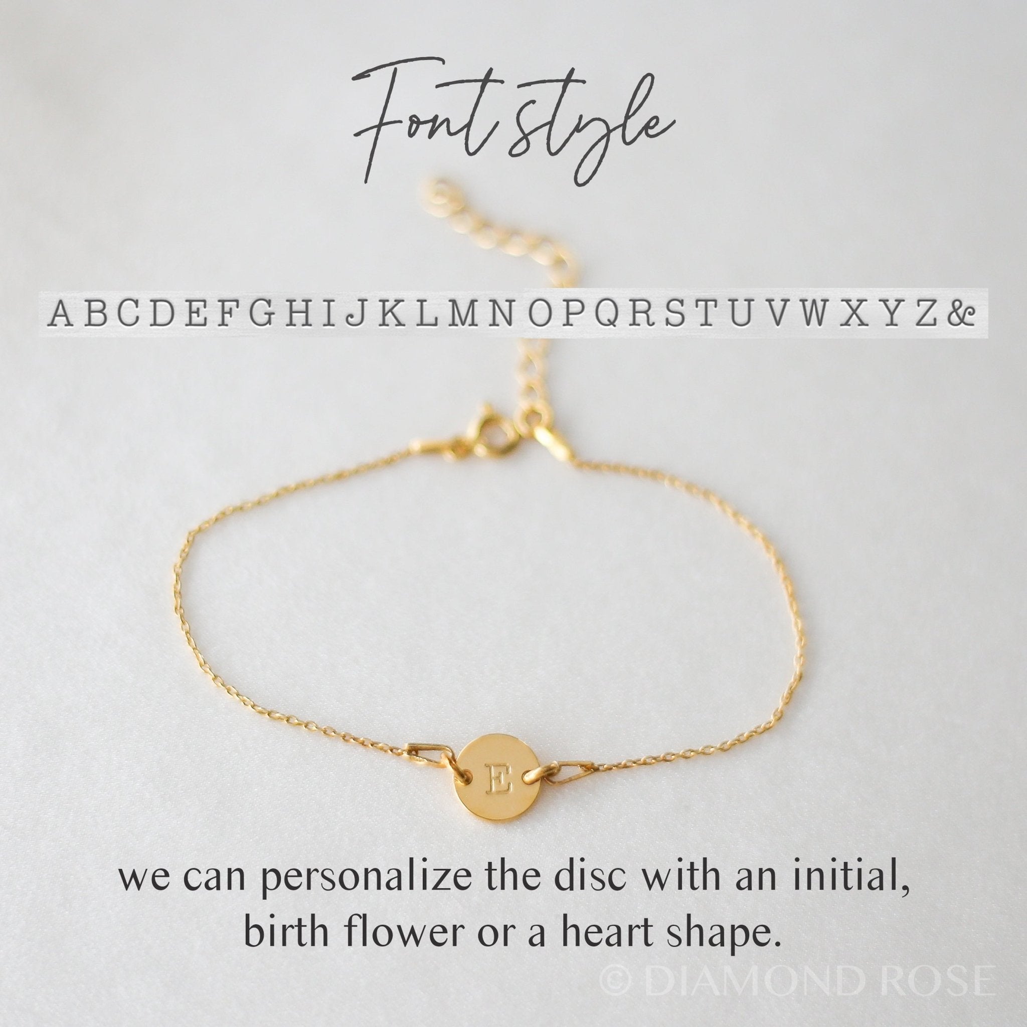Personalised Disc Bracelet