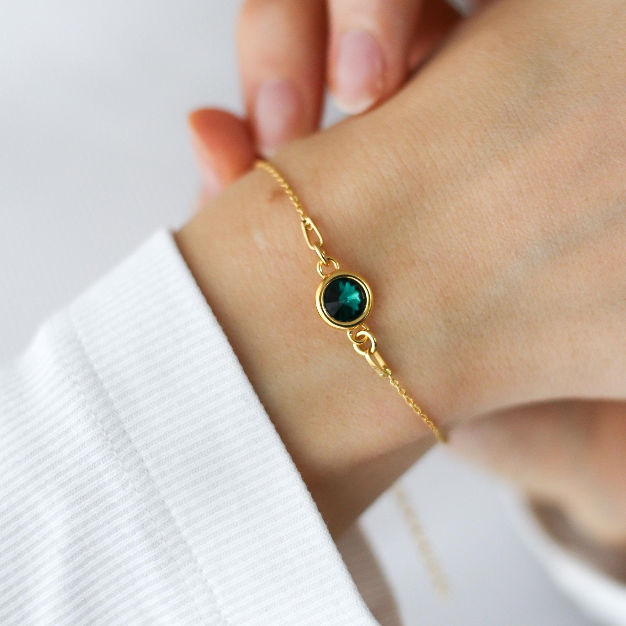 Personalised Birthstone Bracelet - Birthday Gifts For Her
