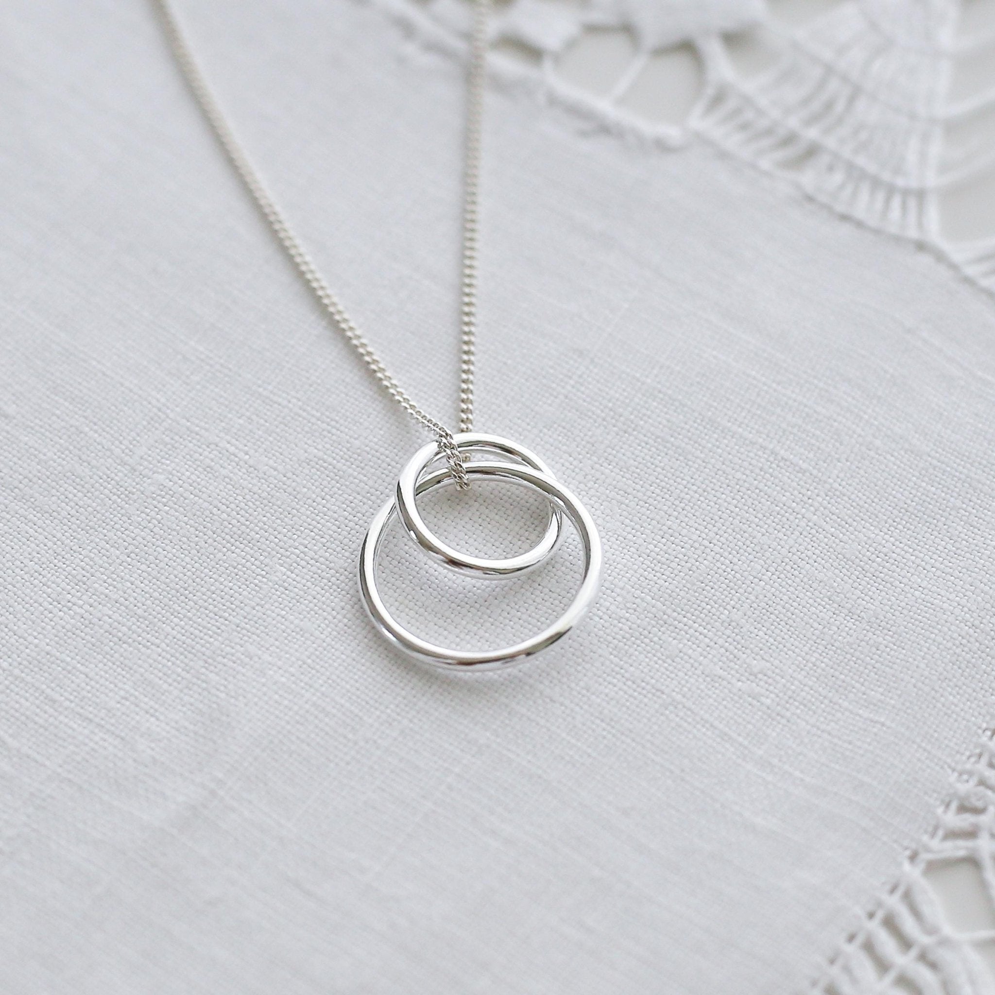 You Are Loved - Interlocking Circles Necklace