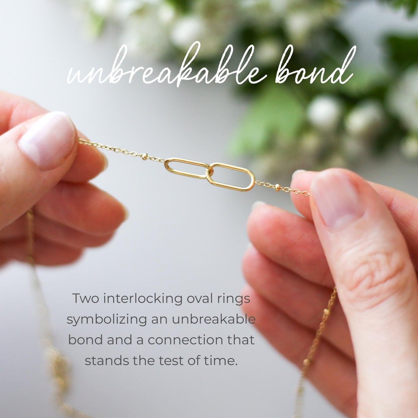 30th Birthday Gift - Interlocking Necklace - Thirty
