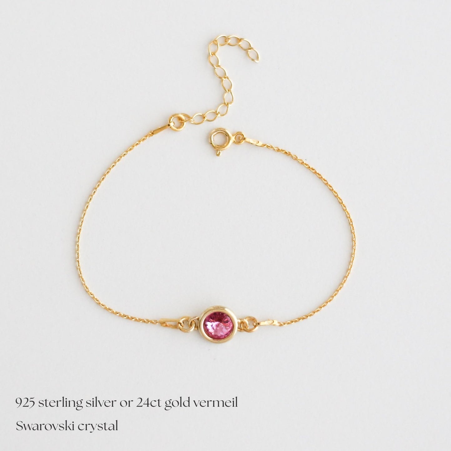 Graduation Birthstone Bracelet