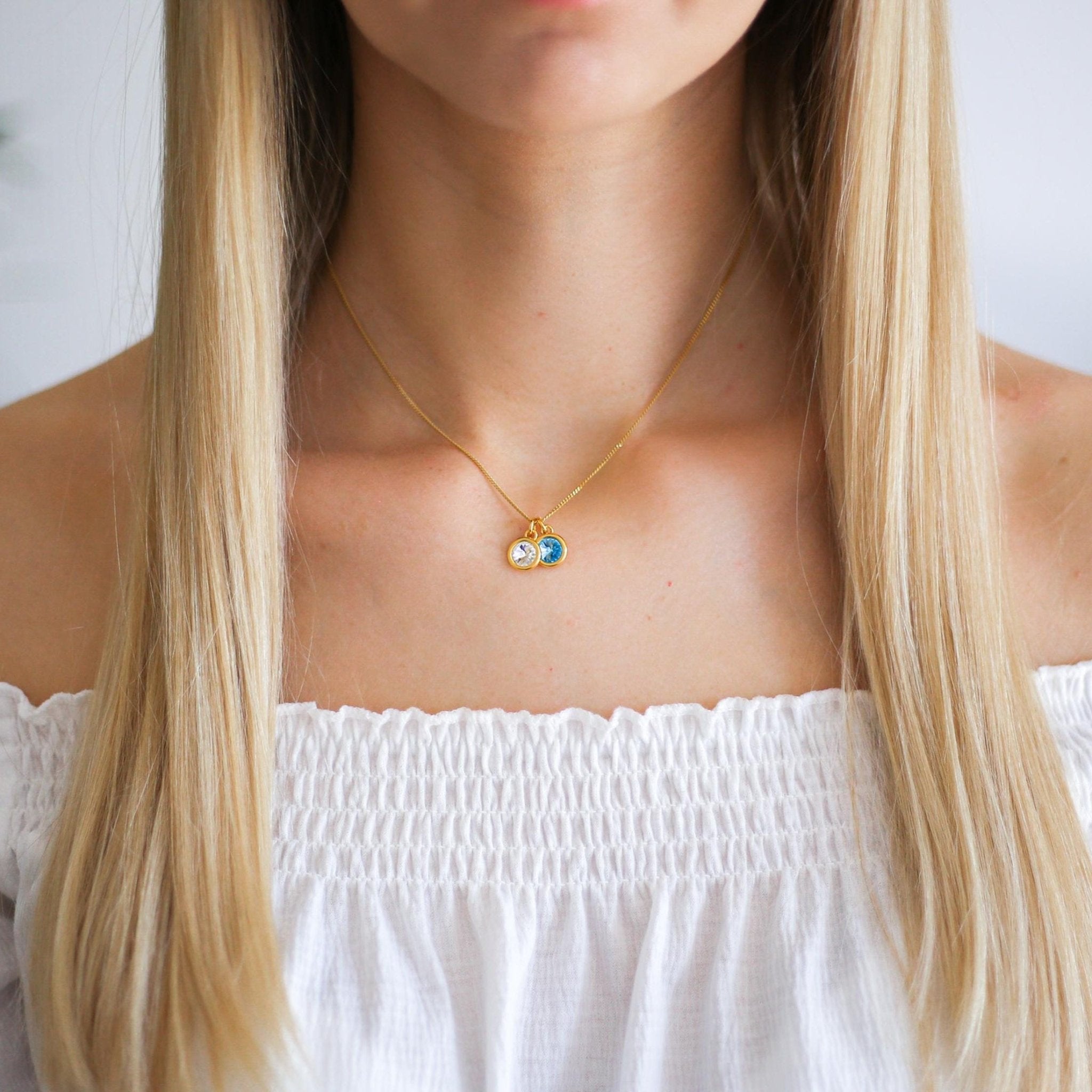 Family Birthstone Necklace