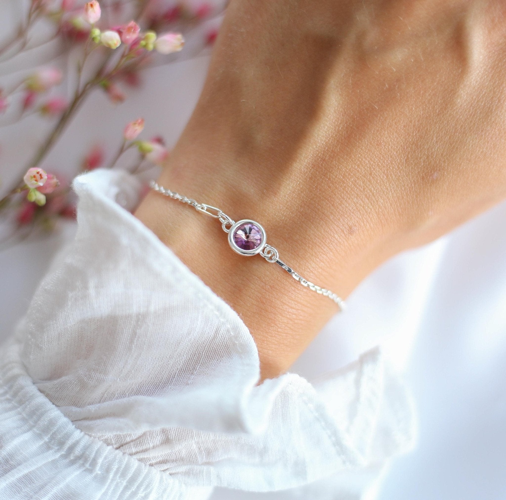 Personalised Birthstone Bracelet