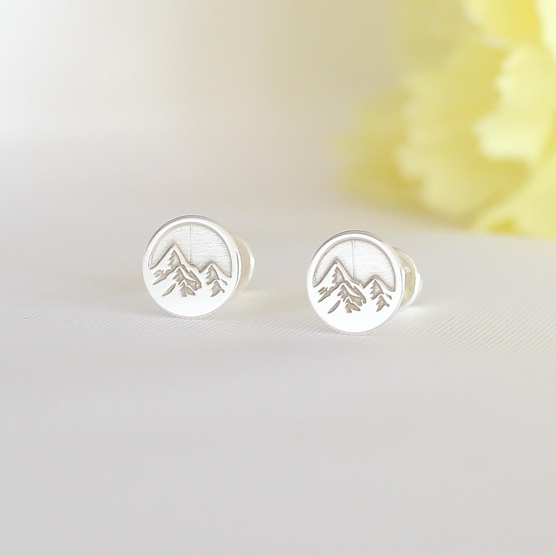 Mountain Stud Earrings