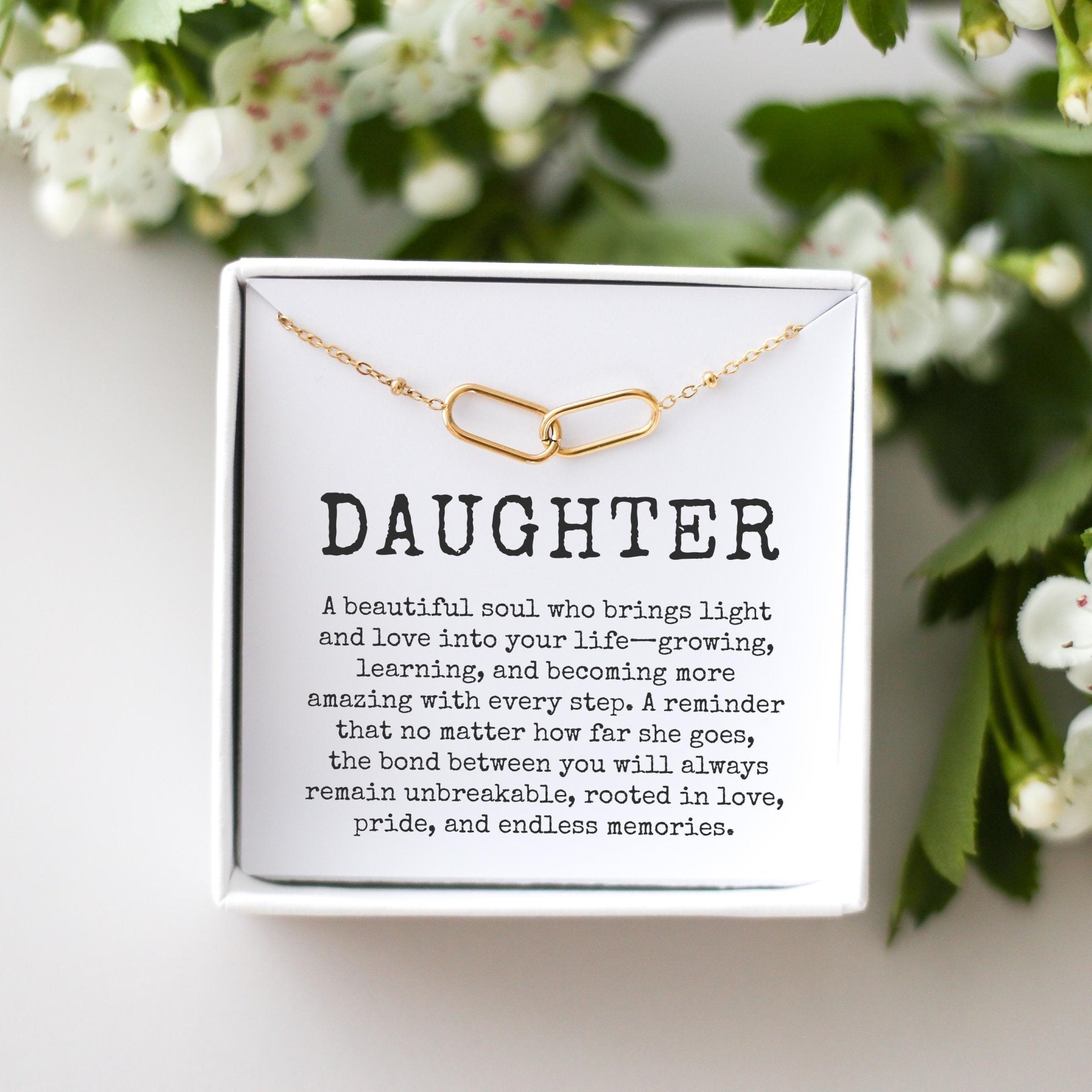 Daughter Gift – Interlocking Necklace