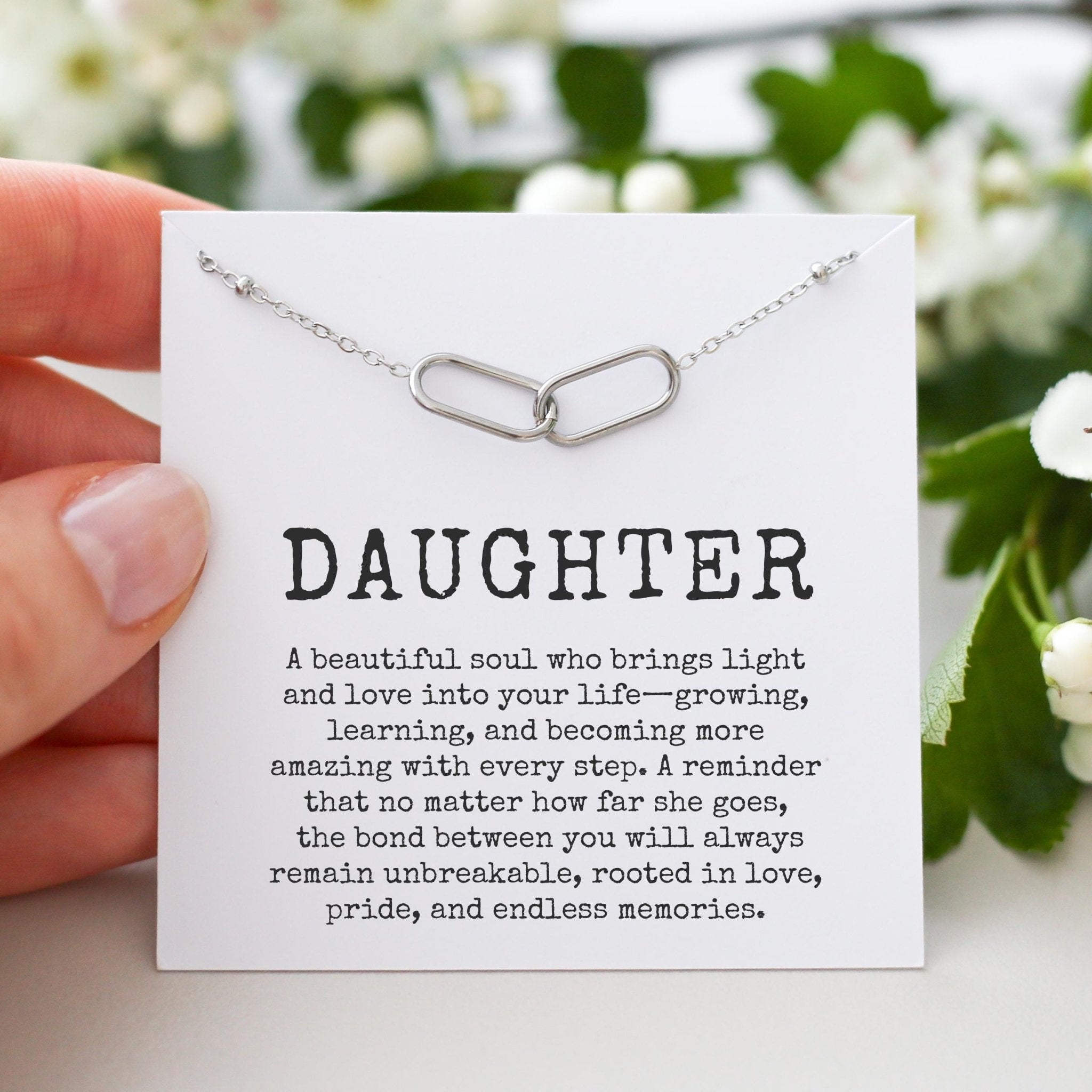 Daughter Gift – Interlocking Necklace