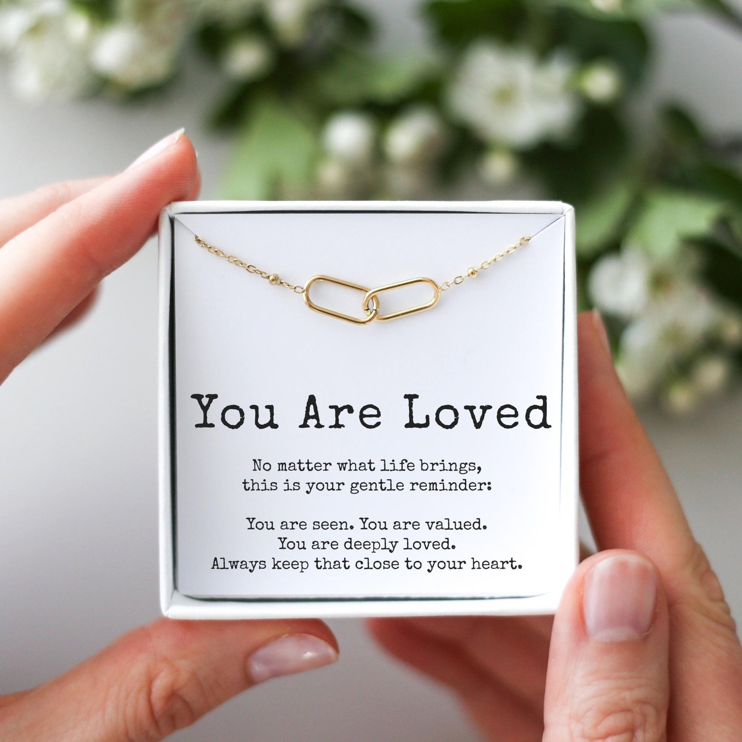 You Are Loved - Interlocking Necklace