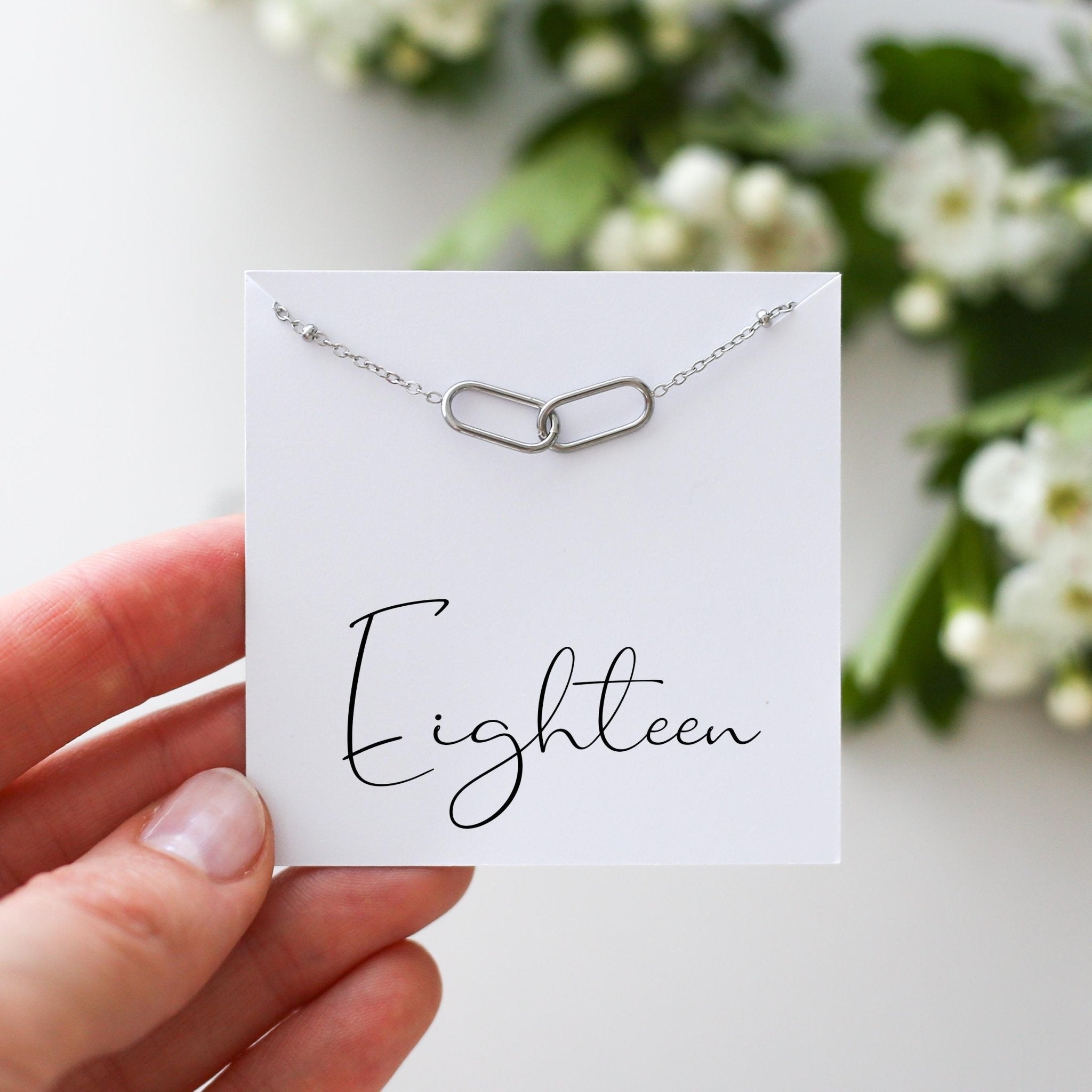 18th Birthday Gift – Interlocking Necklace