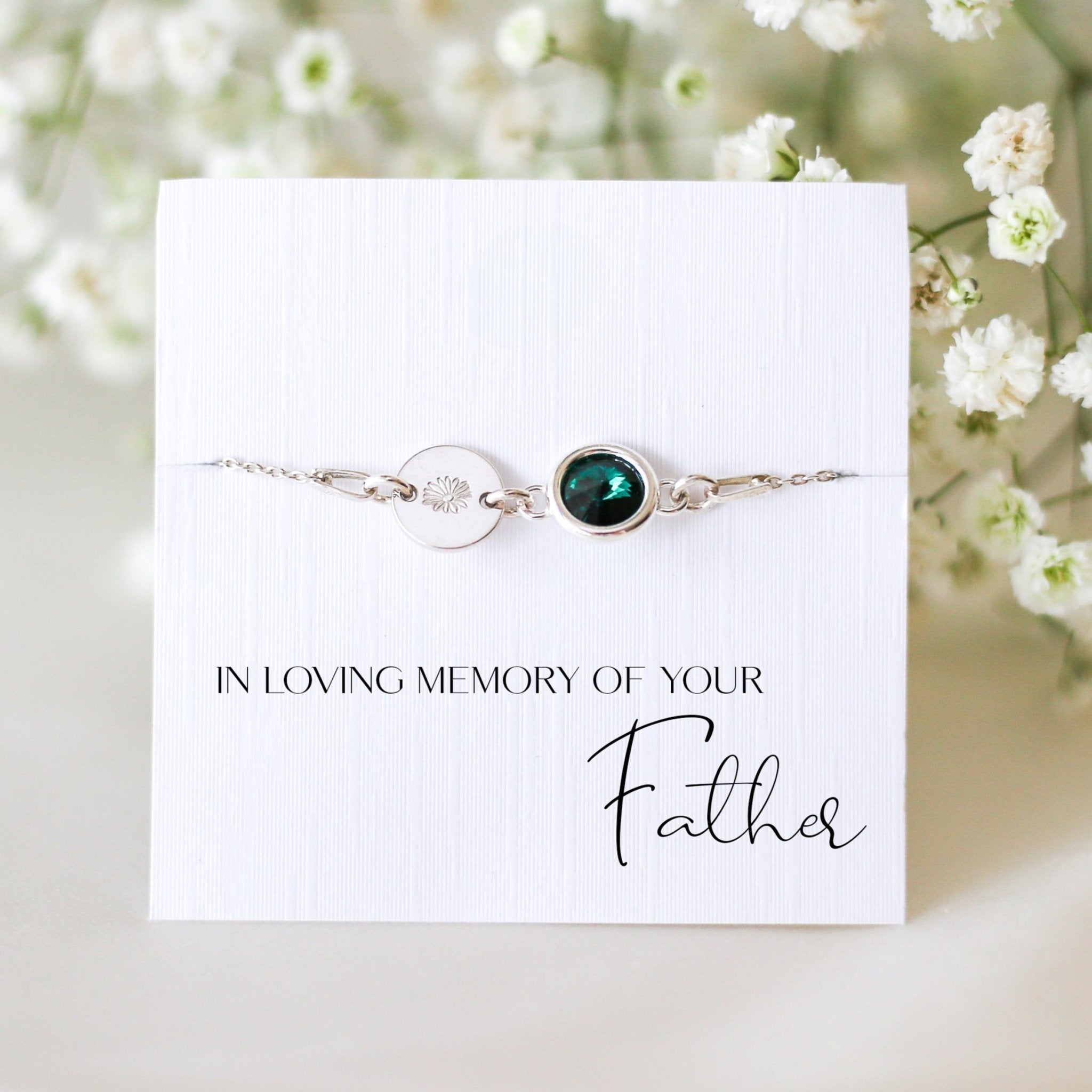 Loss Of Father Personalised Bracelet