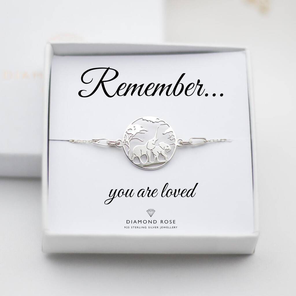 You Are Loved - Elephant Bracelet