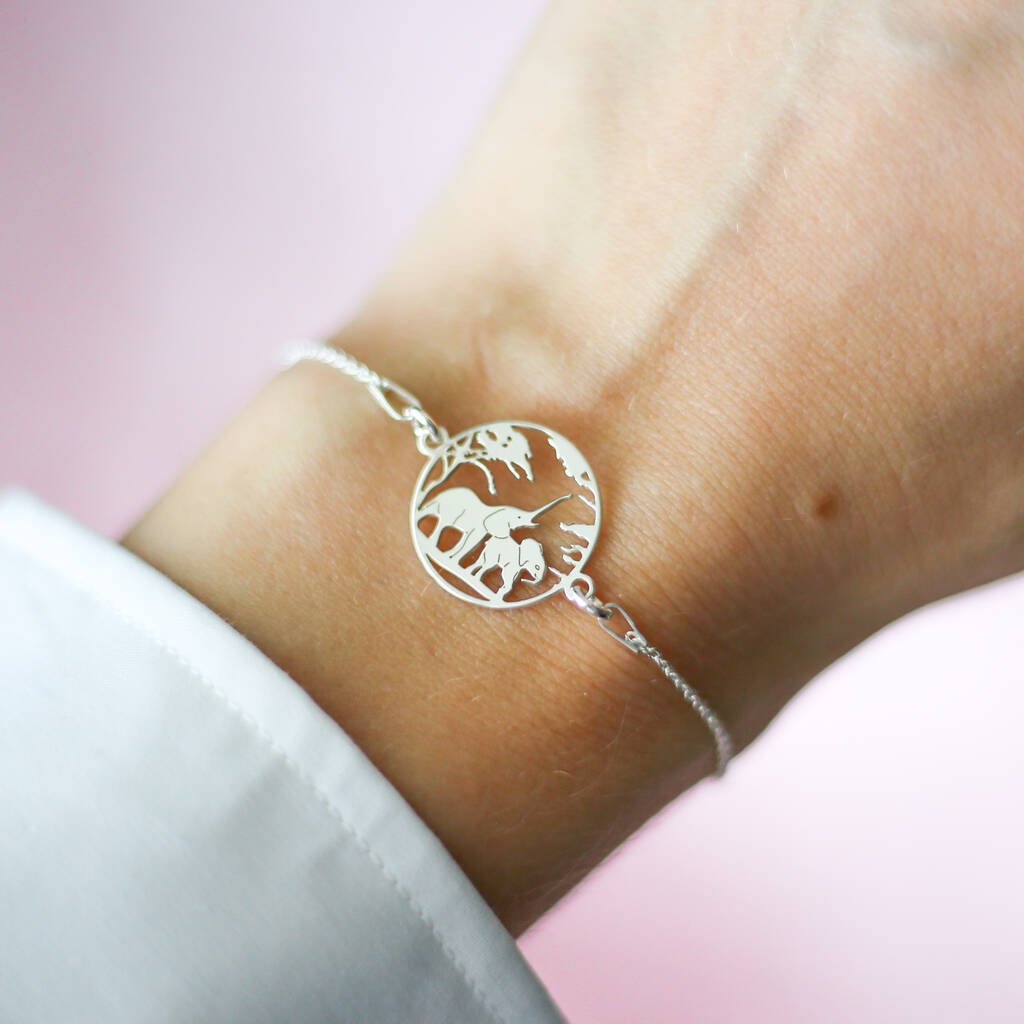 Elephant Family Bracelet