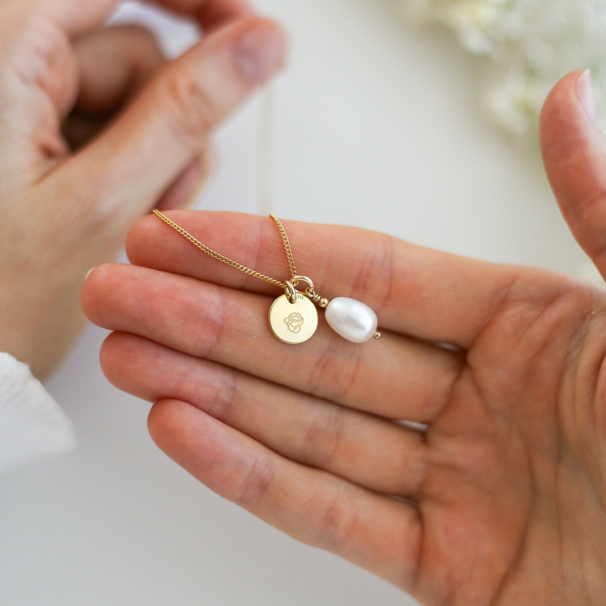 Birthday Pearl Necklace