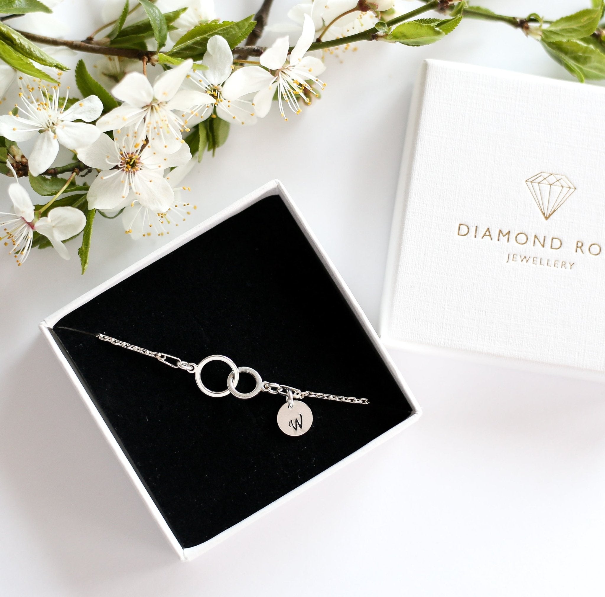 Personalised Interlocking Circle Bracelet