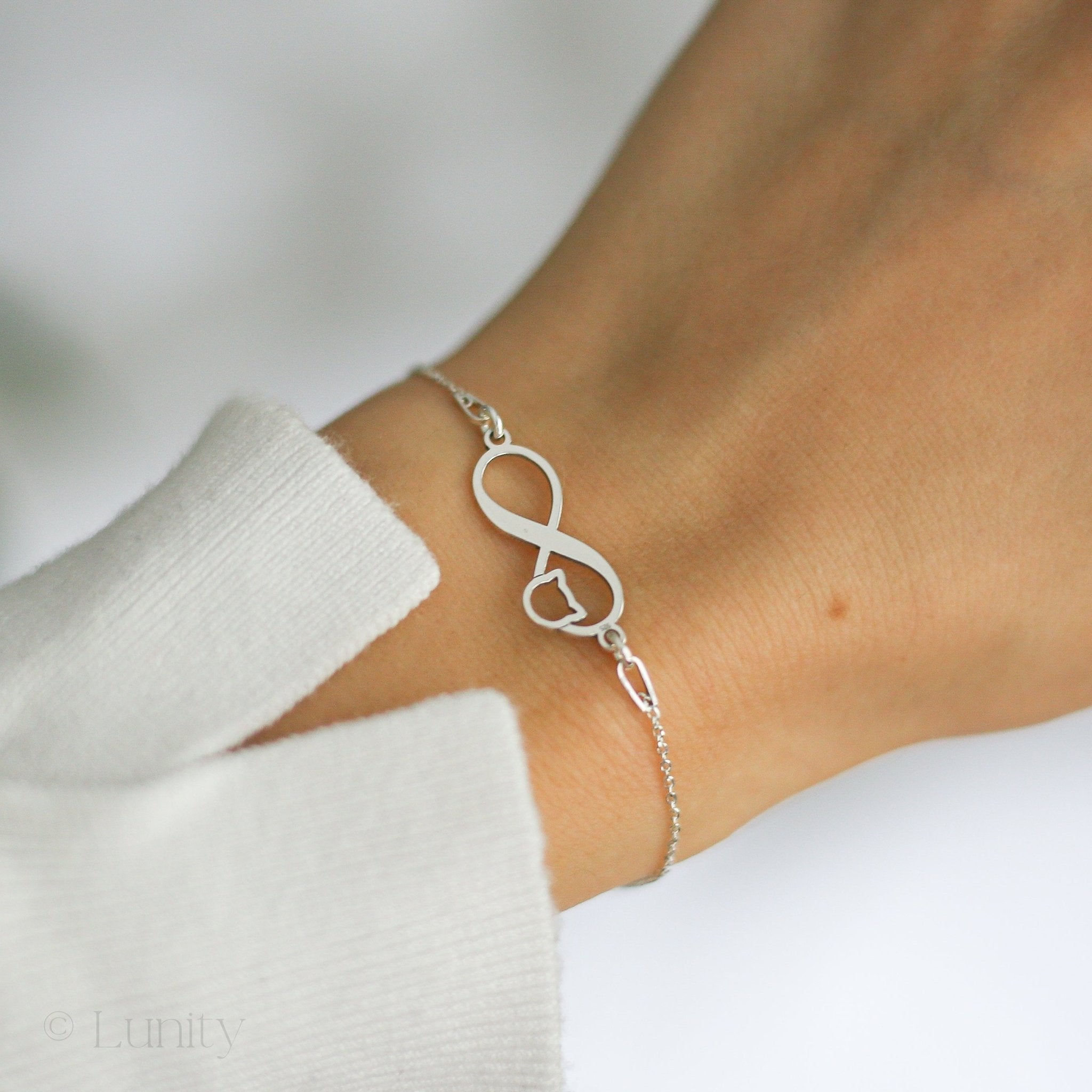 Infinity Cat Bracelet