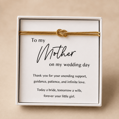 Mother of the Bride Knot Bracelet