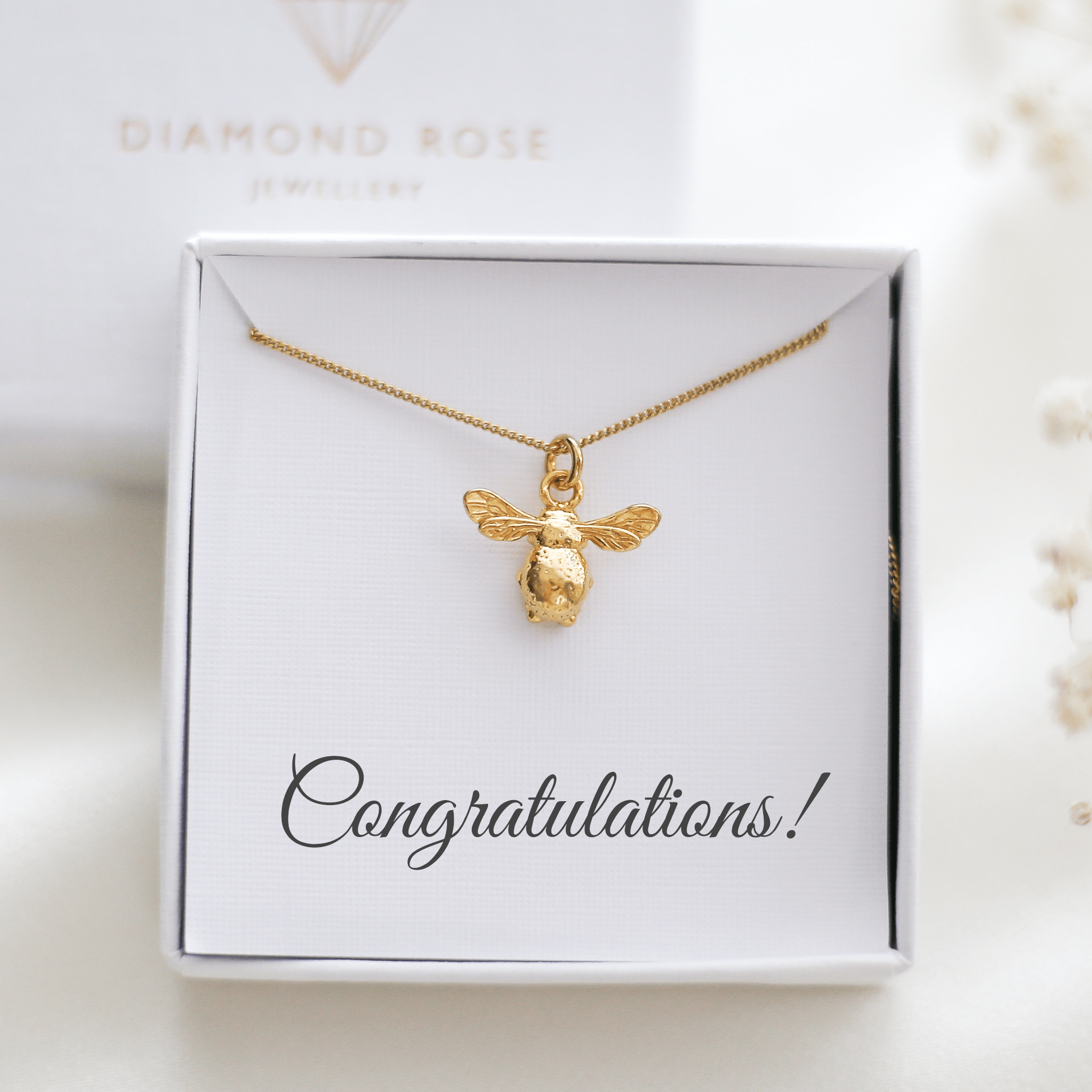 Congratulations Gift - Bumblebee Necklace