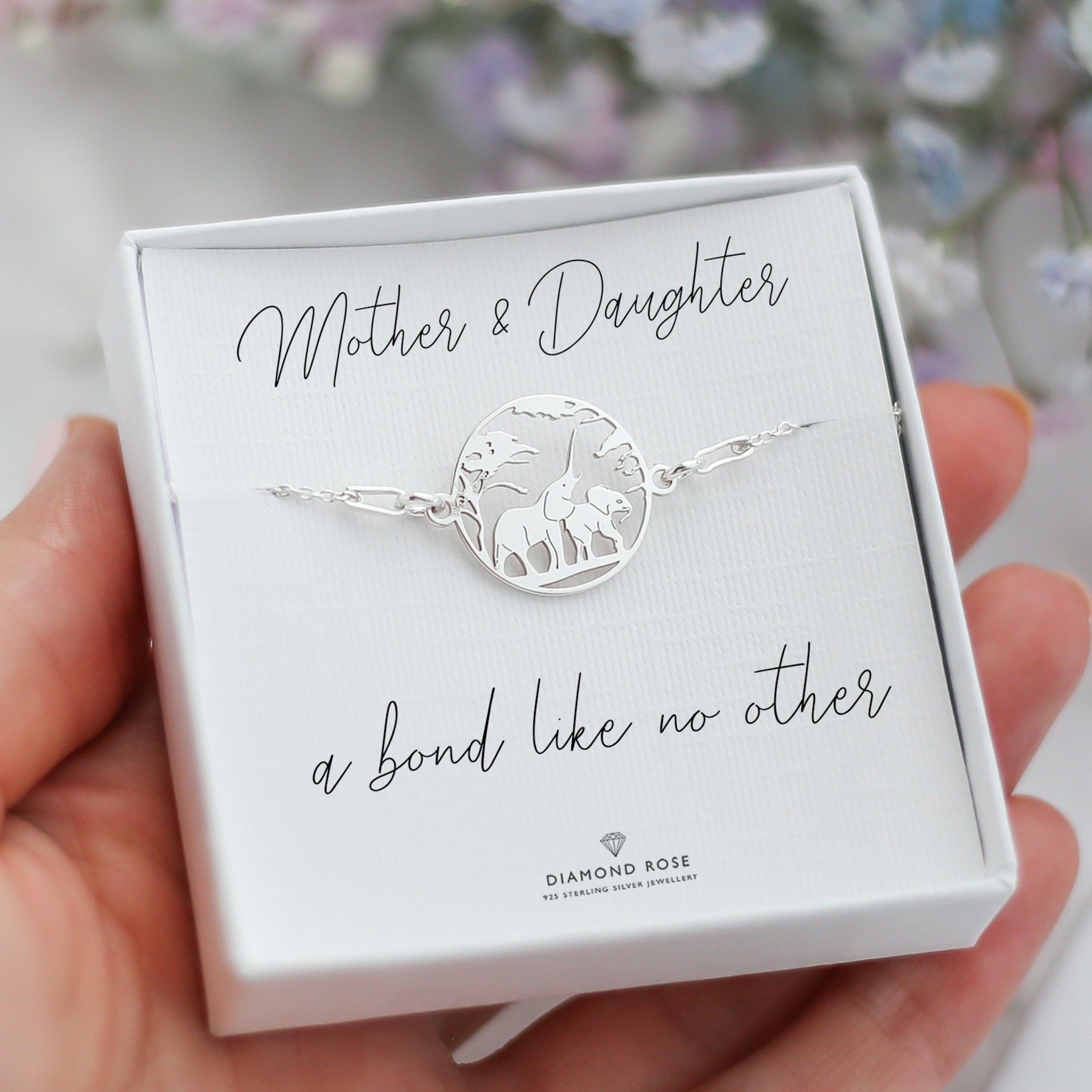 Mother & Daughter Gift - Elephant Bracelet