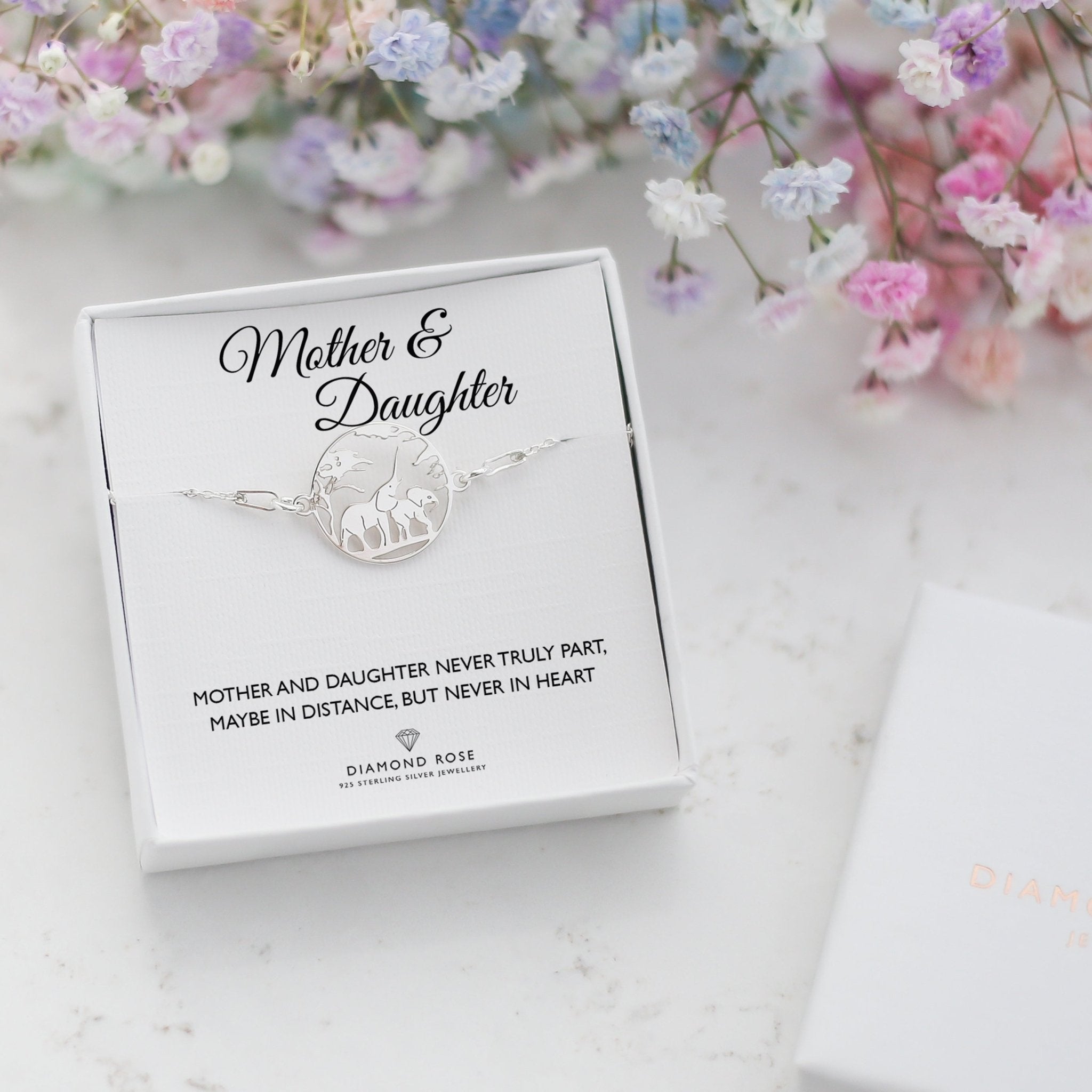 Mother and Daughter Gift - Elephant Bracelet