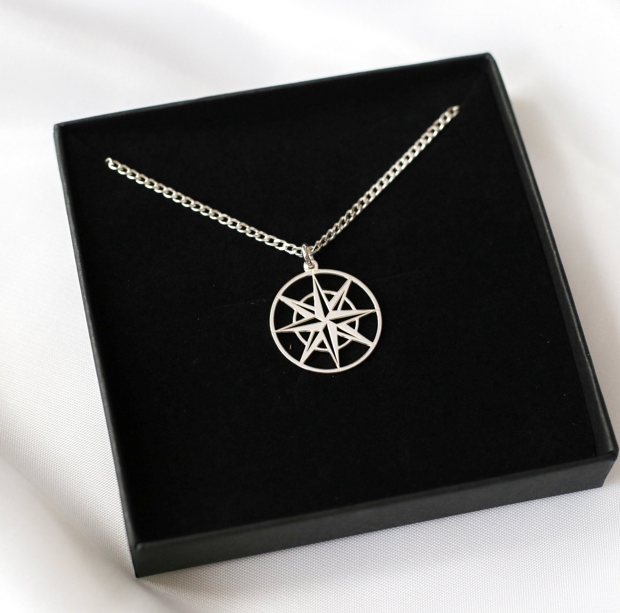 Men’s Compass Necklace