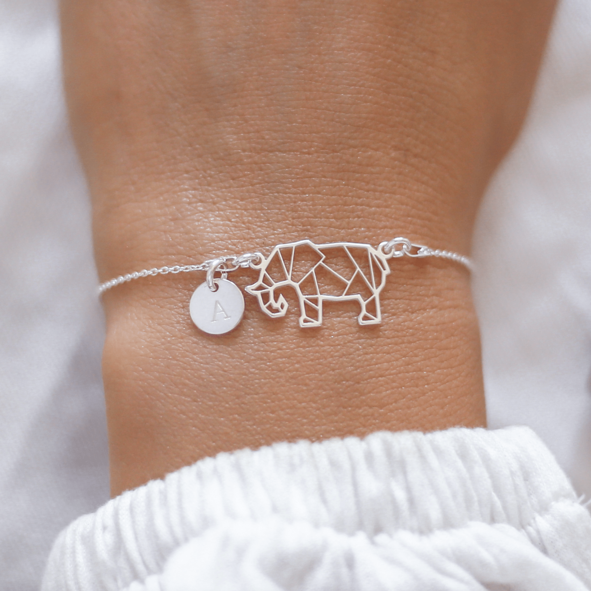 Personalised Elephant Bracelet
