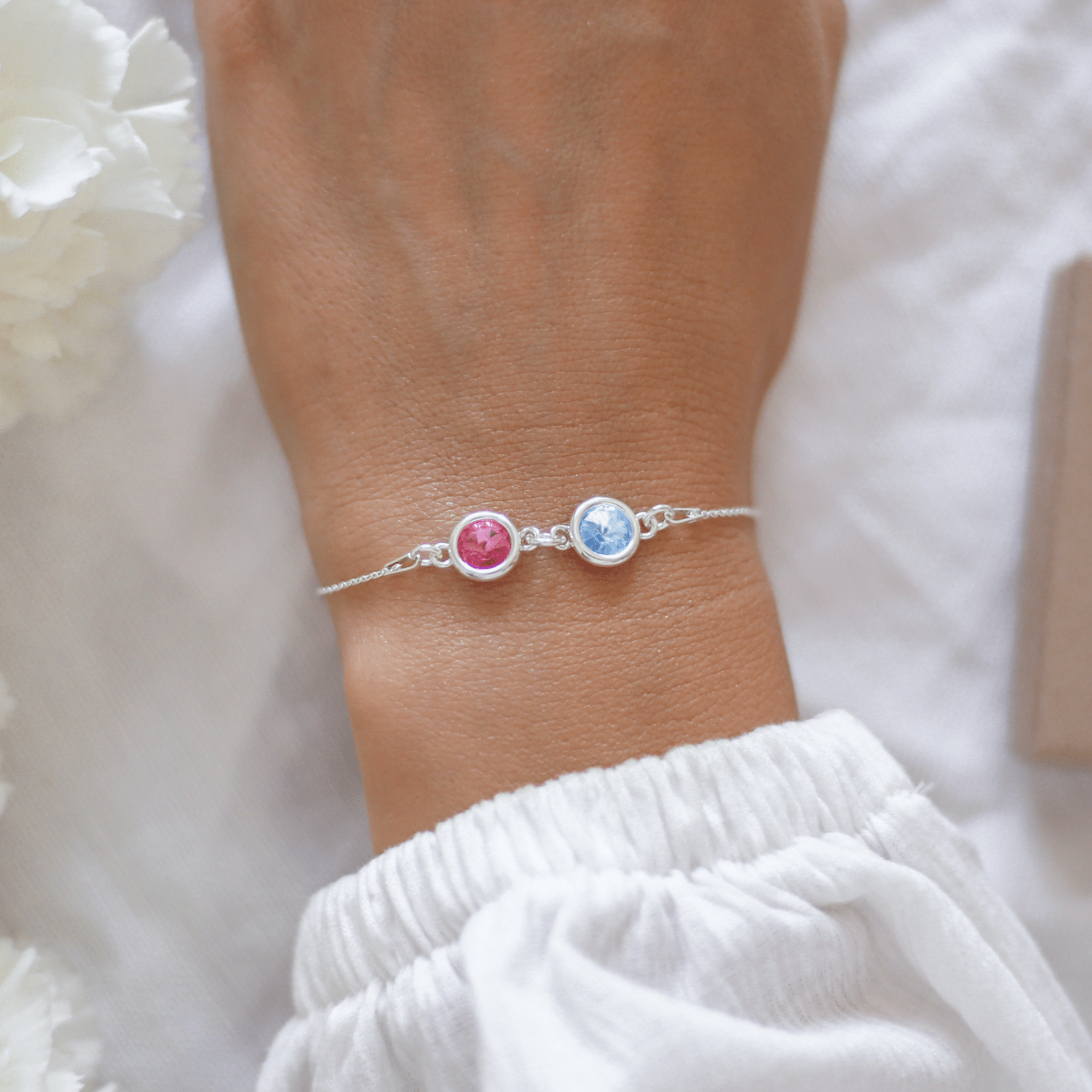Double Birthstone Bracelet