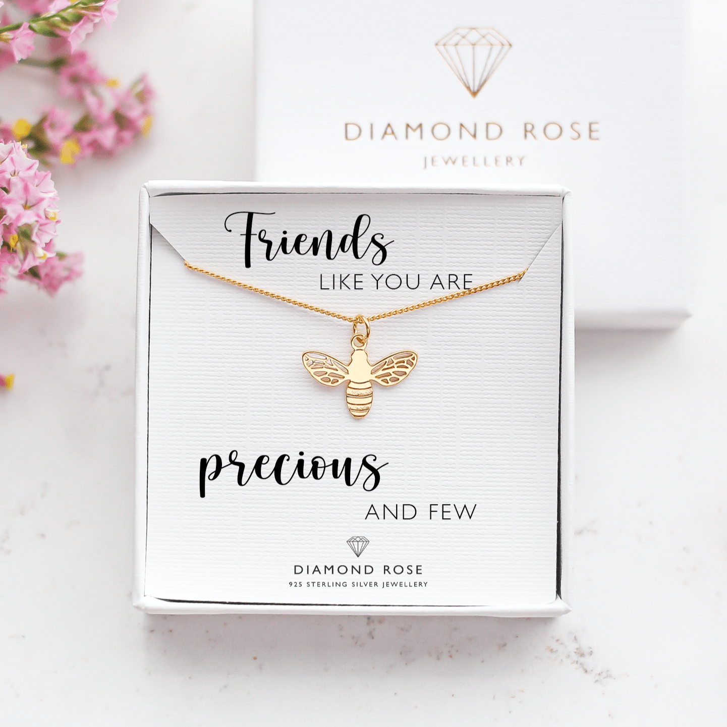 Gift For Friend - Bee Necklace