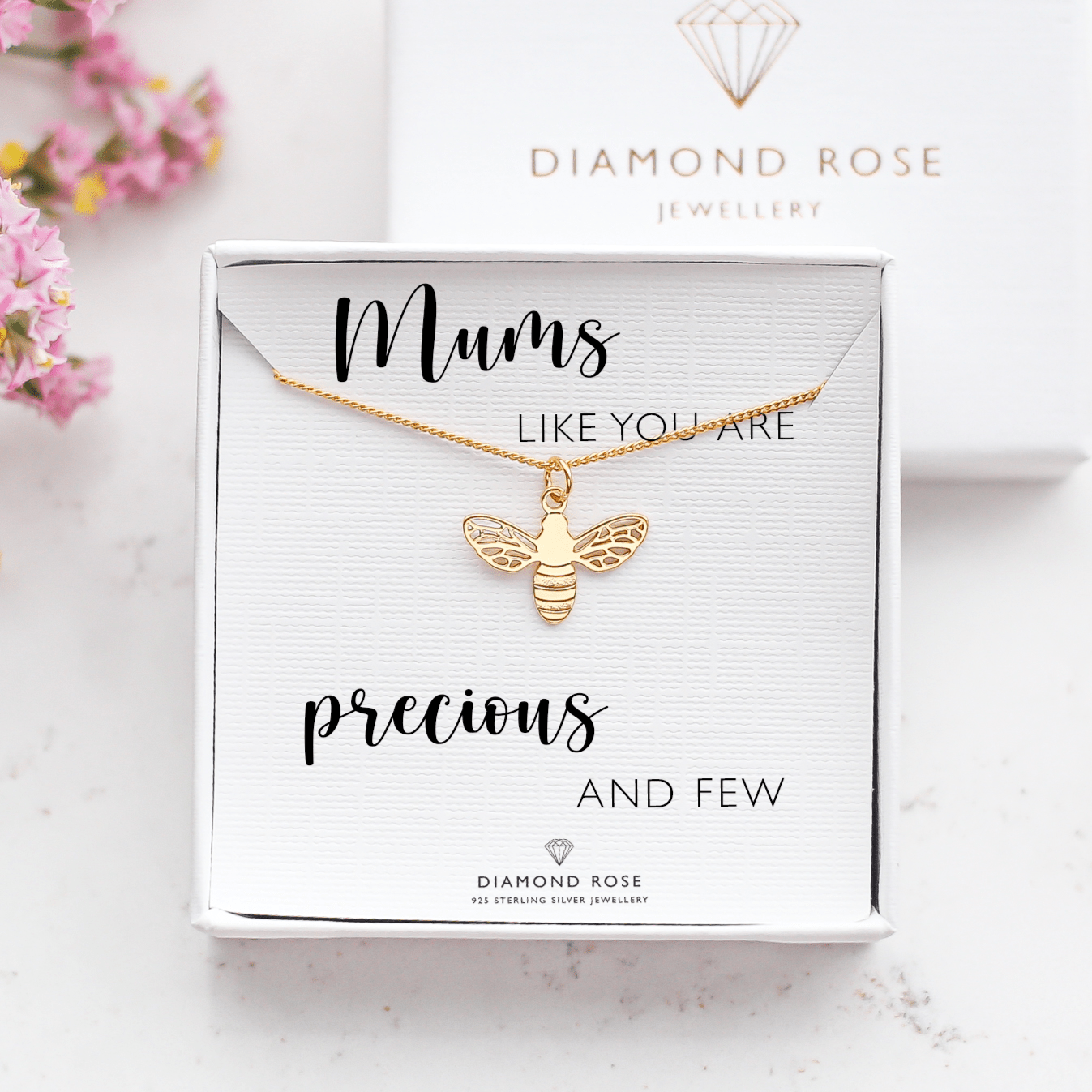 Gift For Mum - Bee Necklace