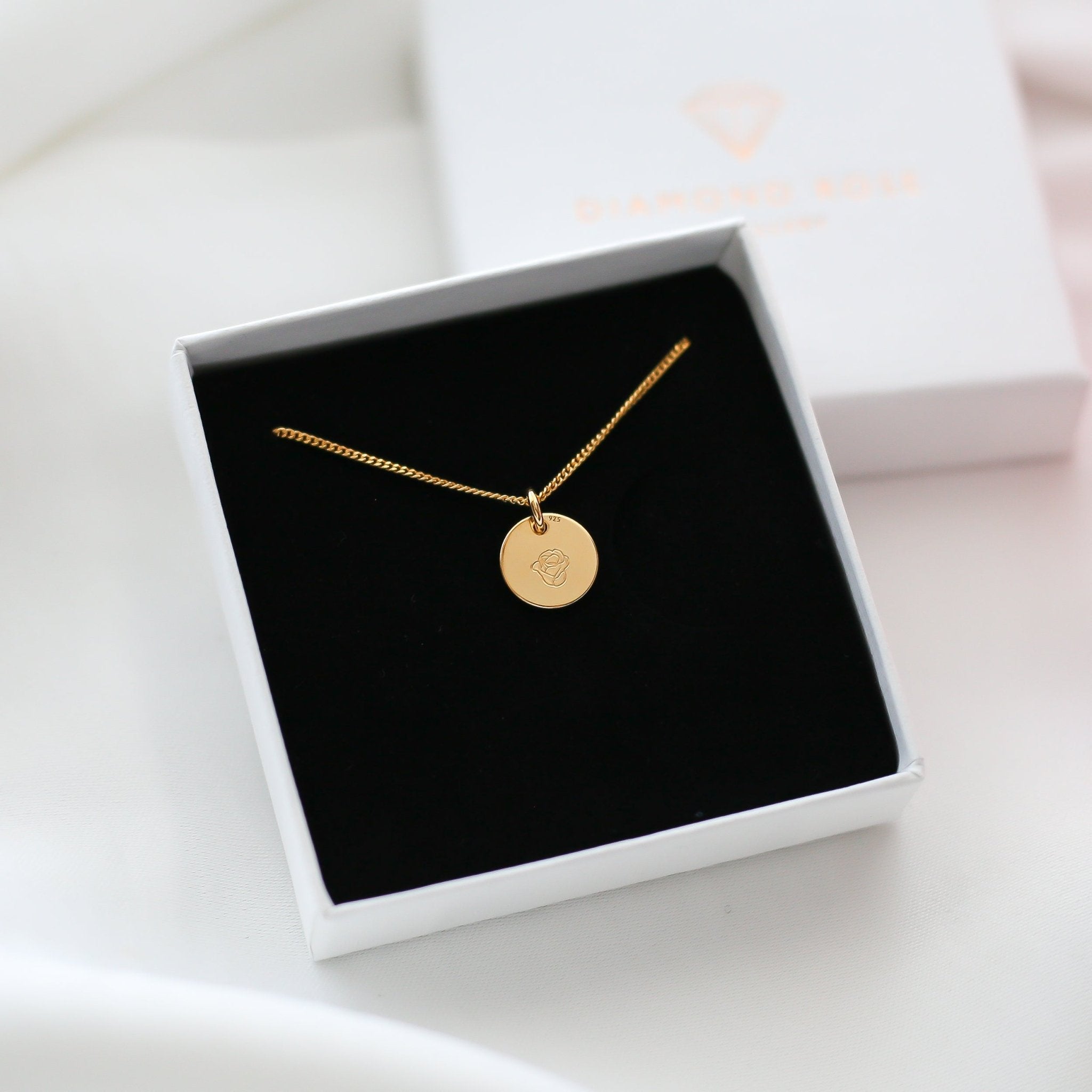 Personalised Birth Flower Necklace