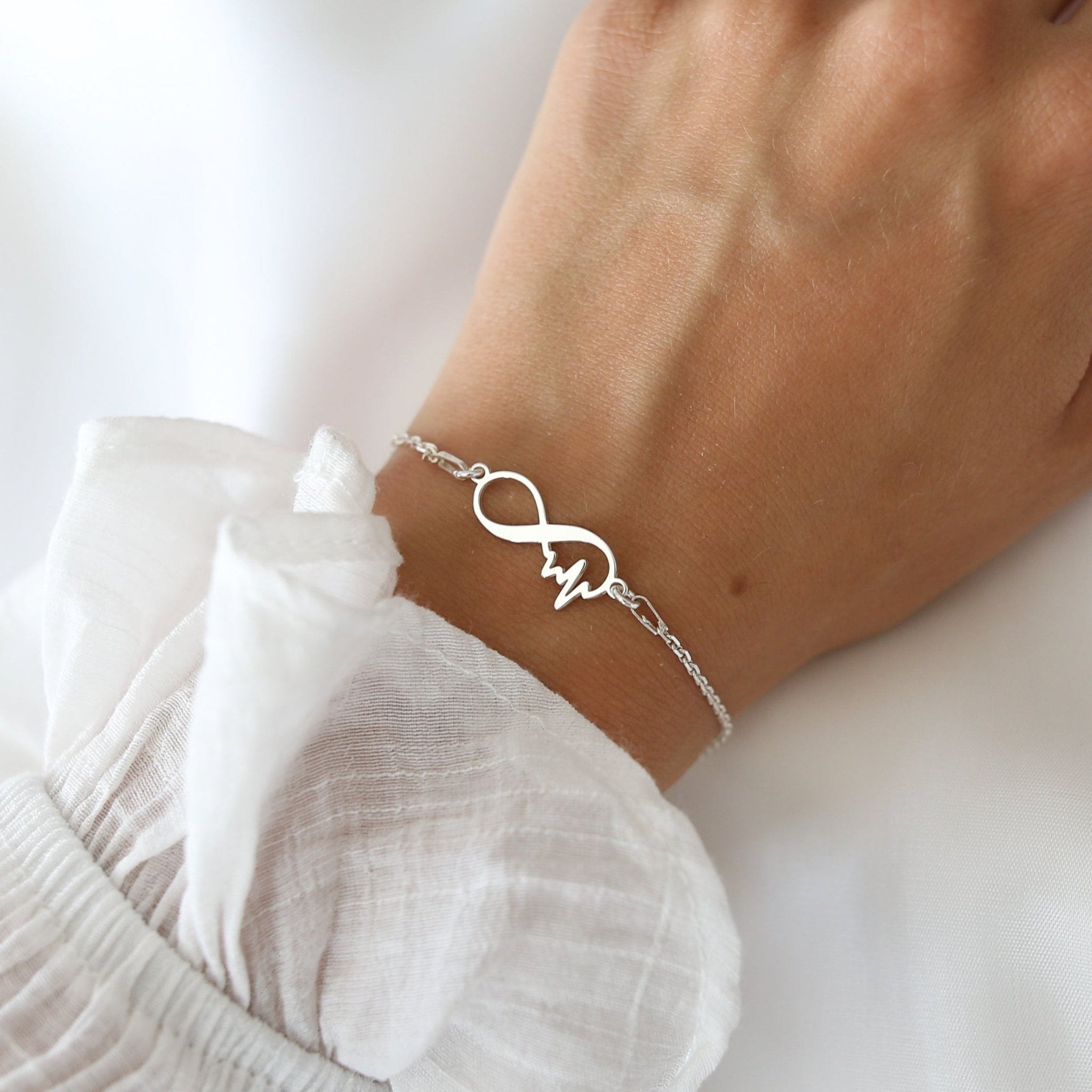 Infinity Heartbeat Bracelet