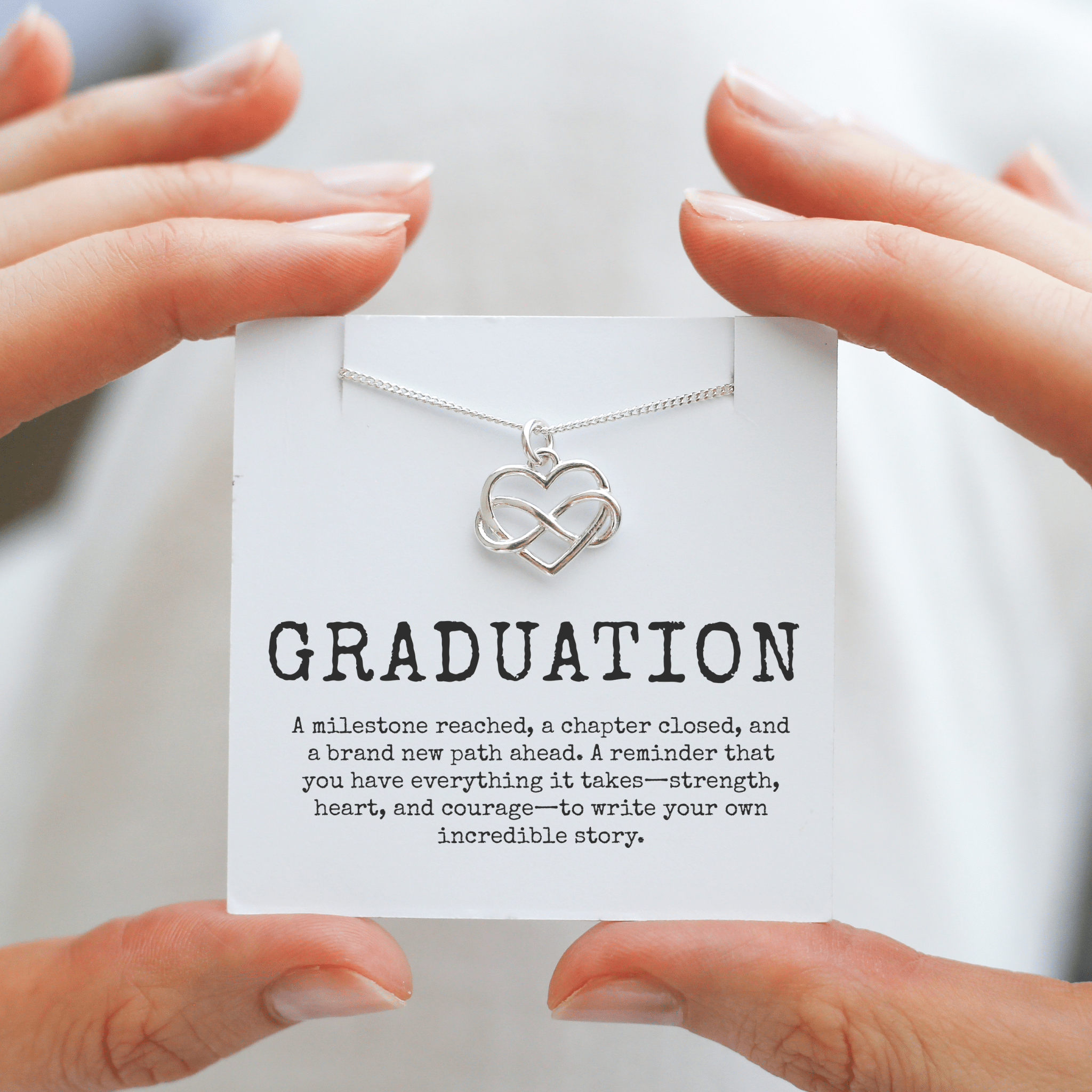 Graduation Gift - Infinity Heart Necklace