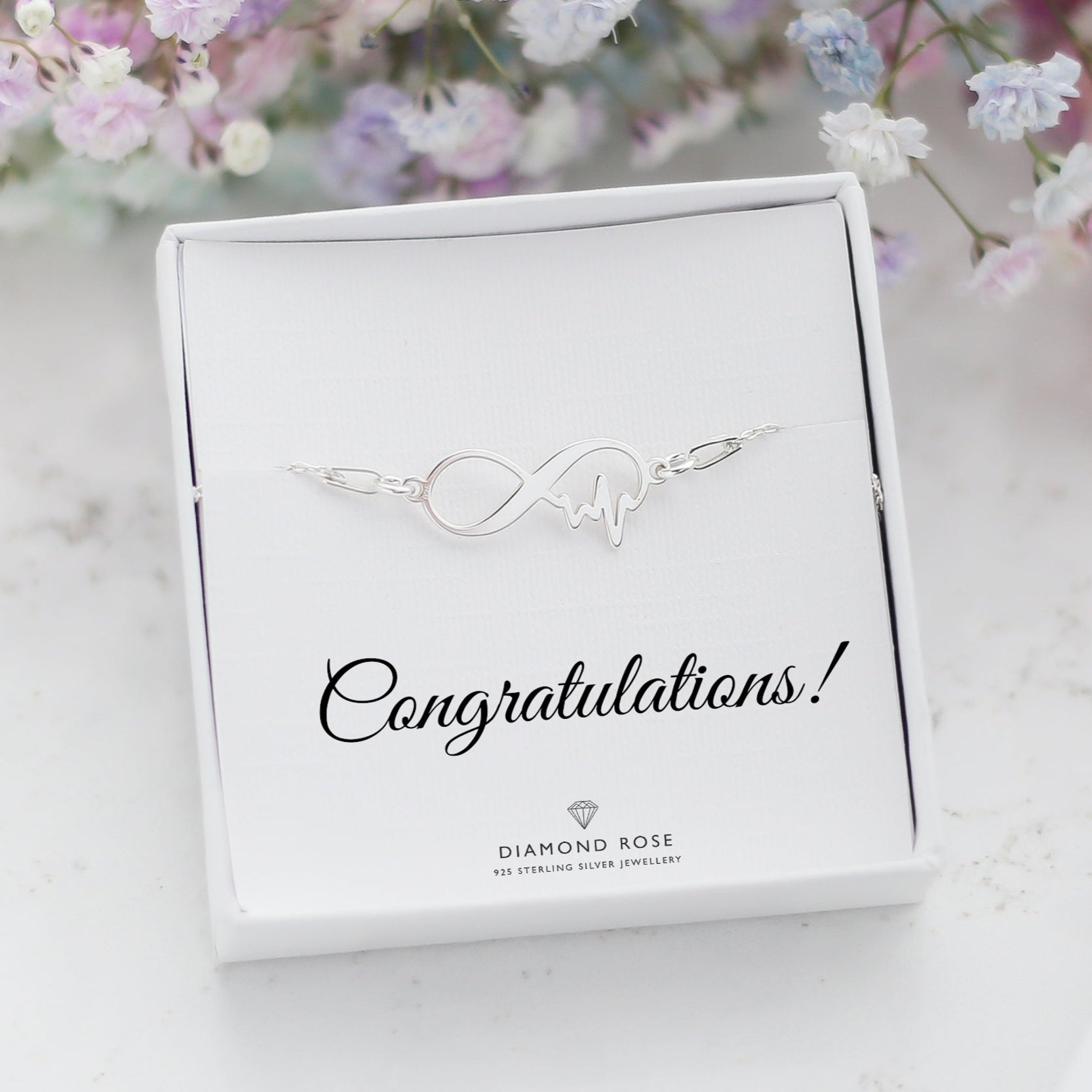 Congratulations Gift - Heartbeat Bracelet