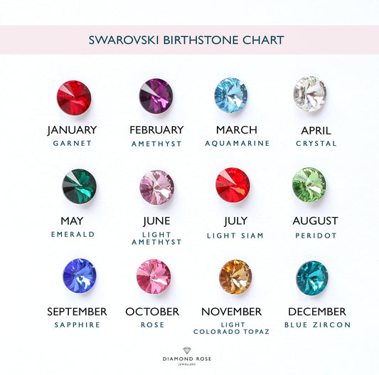 Baby Feet Personalised Birthstone Necklace