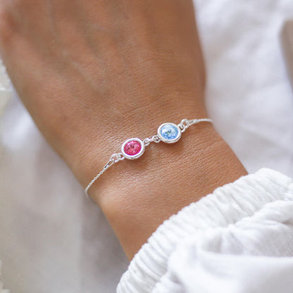 Double Birthstone Bracelet