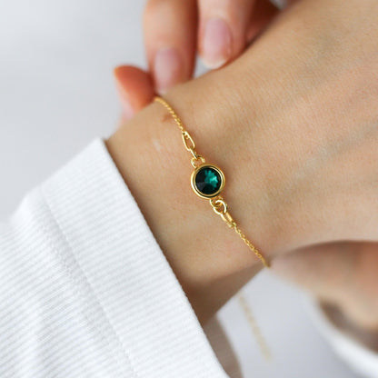 Thirty - 30th Birthday Birthstone Bracelet