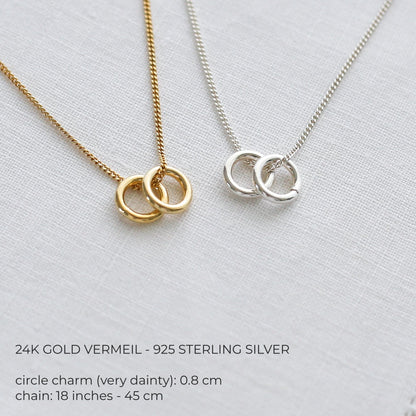 Tiny Rings Necklace