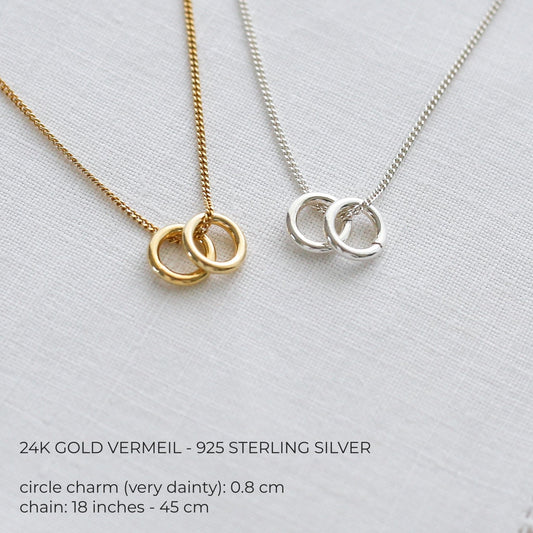 Tiny Rings Necklace