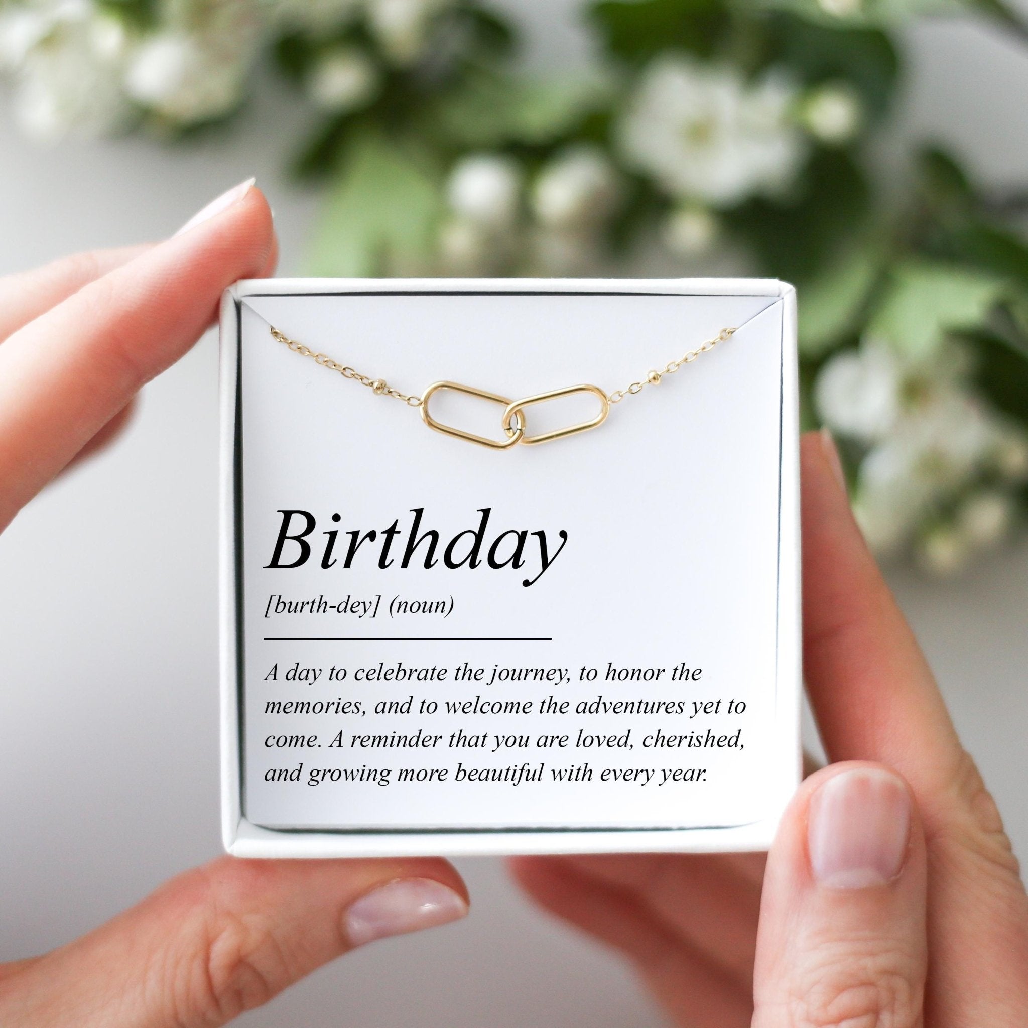 Birthday Gift For Her - Interlocking Necklace
