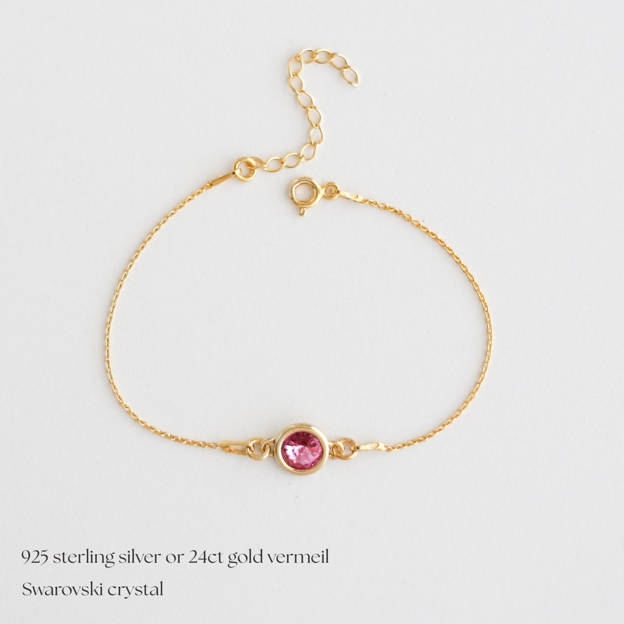 Graduation Birthstone Bracelet