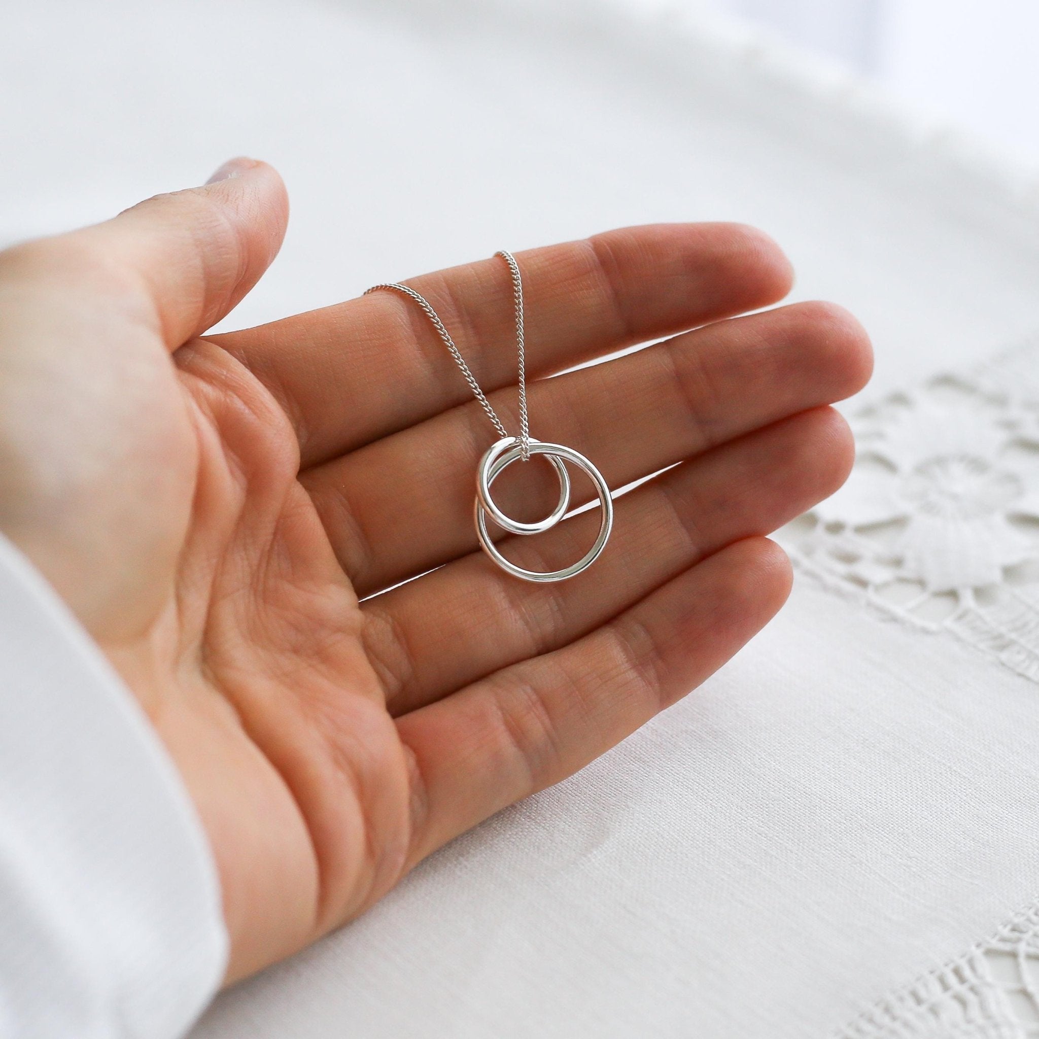 You Are Loved - Interlocking Circles Necklace