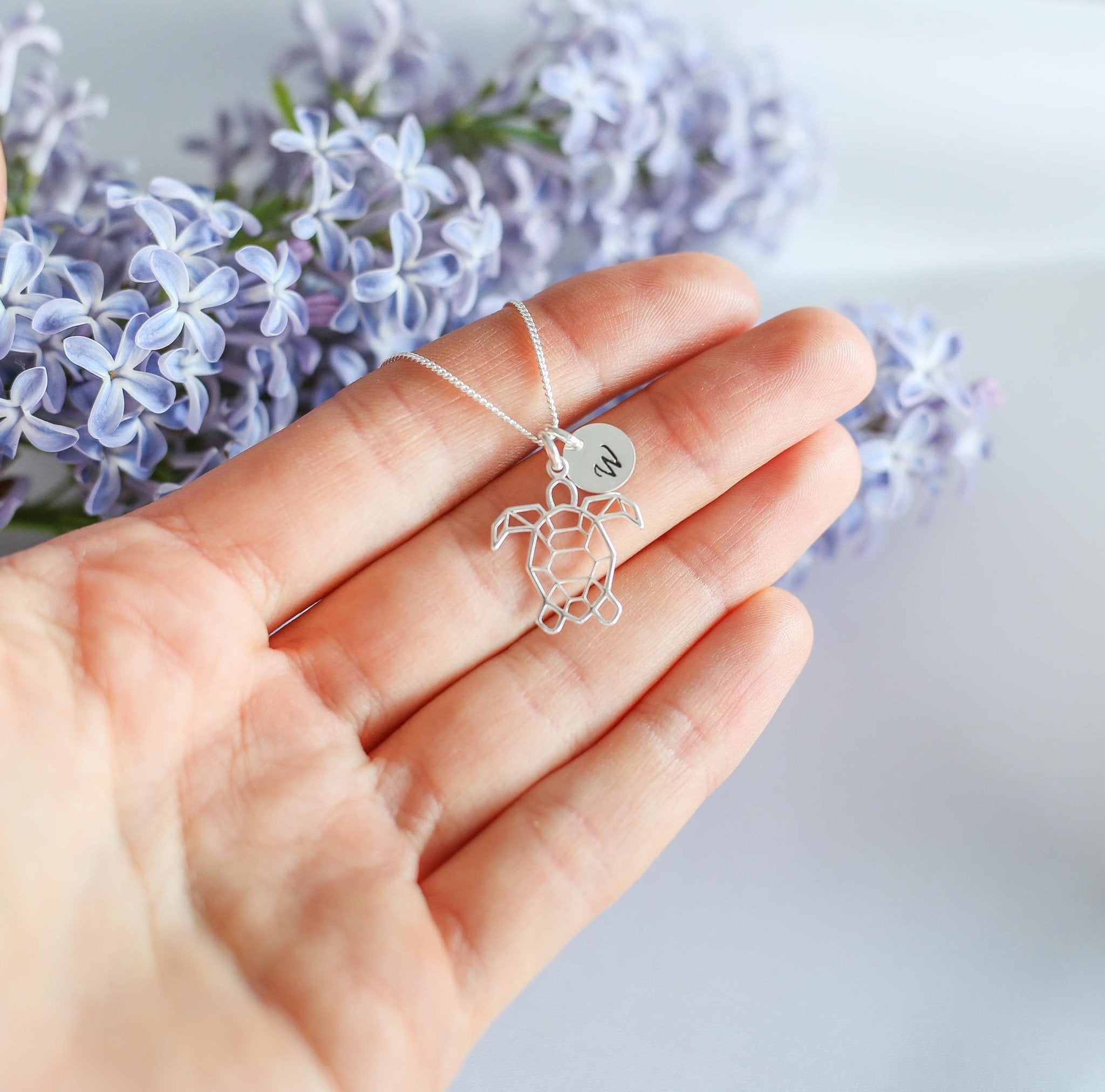 Personalised Turtle Necklace