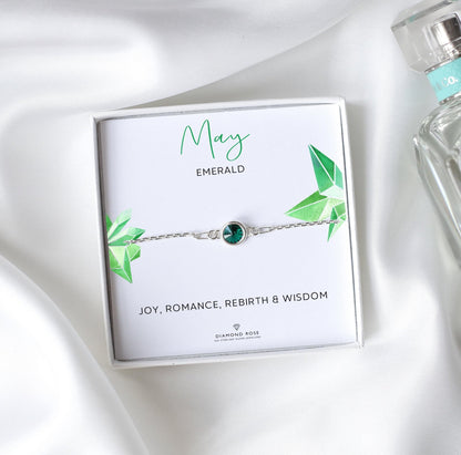 Personalised Birthstone Bracelet - Birthday Gifts For Her