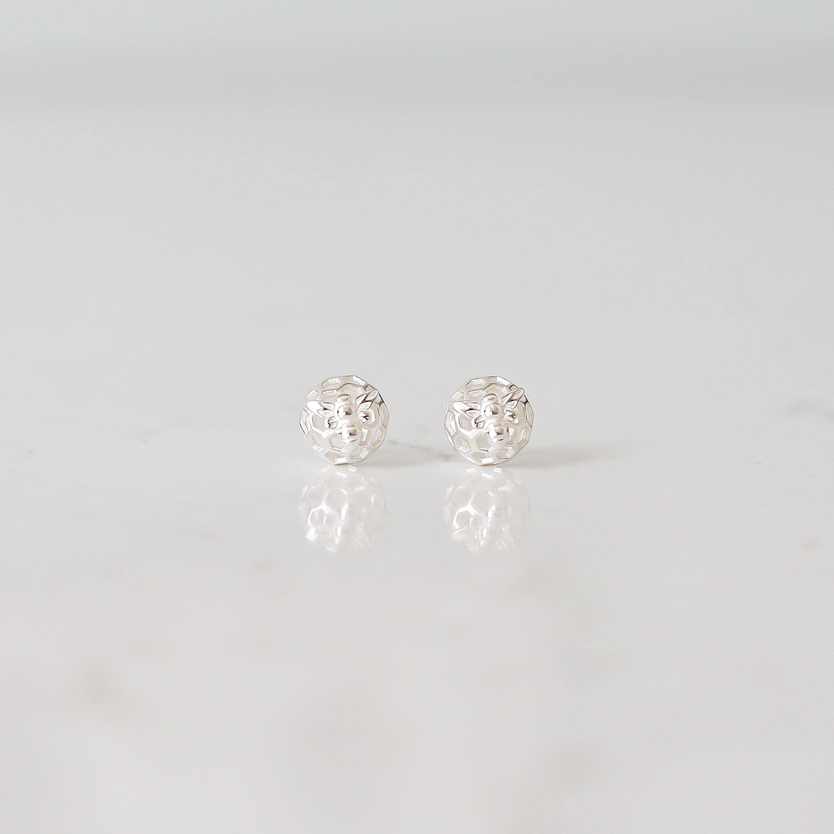 Queen Bee Stud Earrings